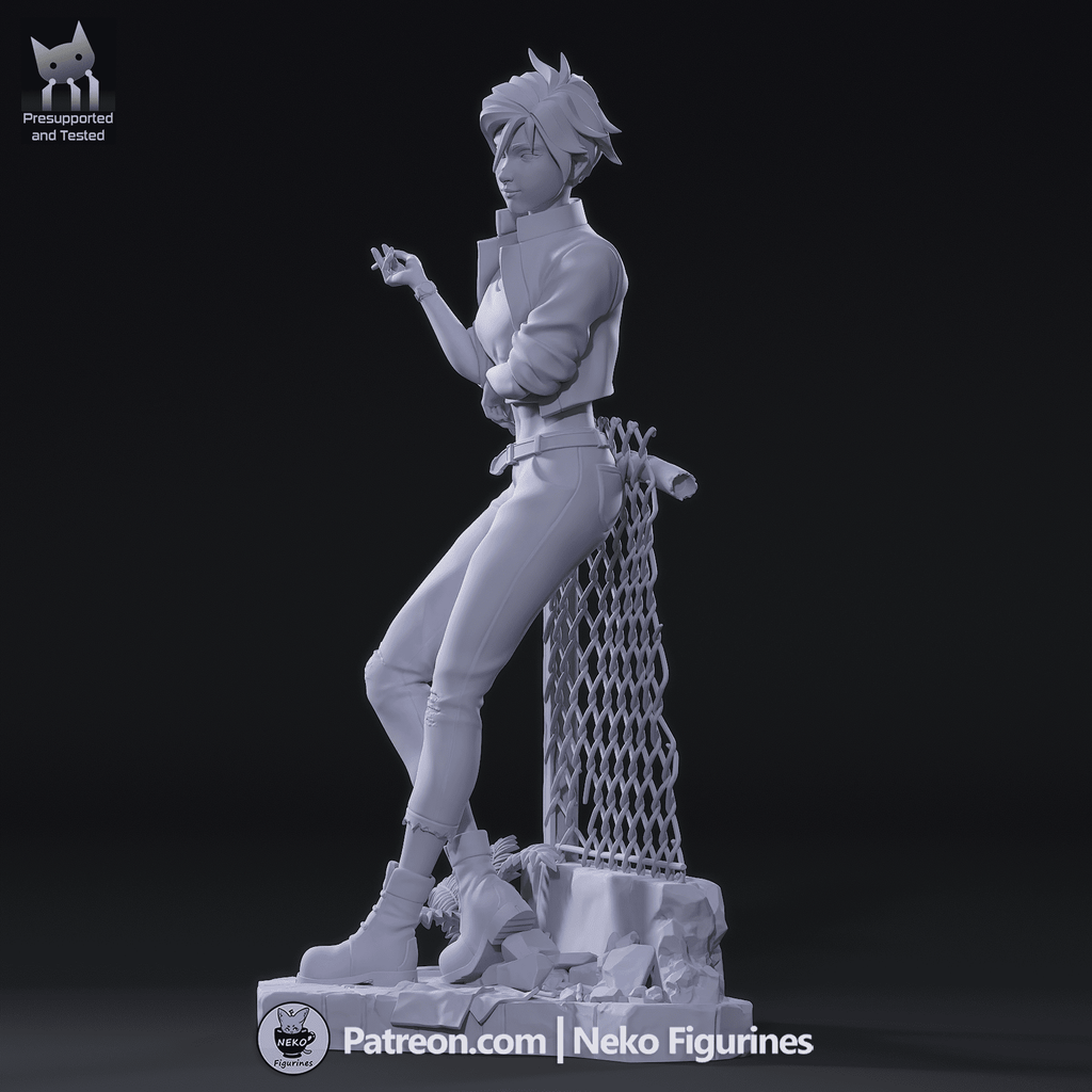 Invisigal - Dispatch | Custom Statue 3D printed figure