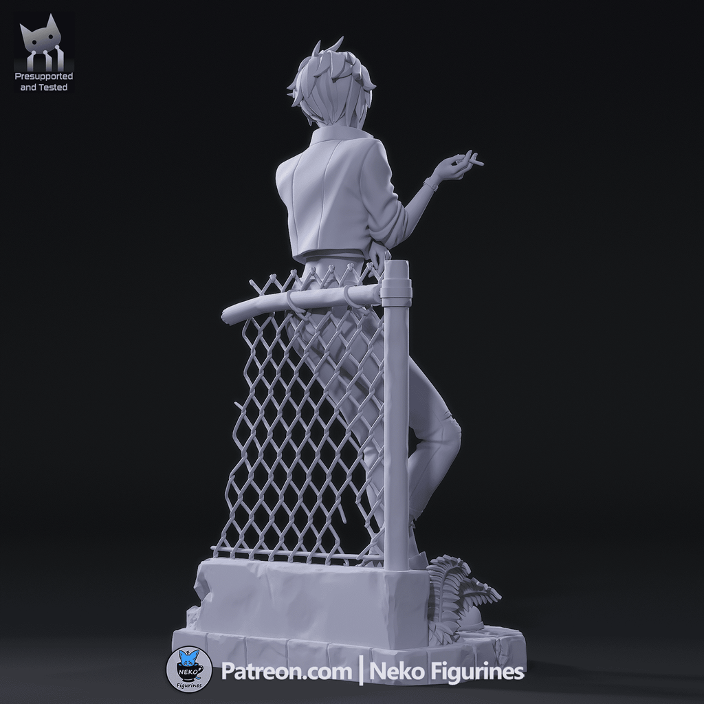 Invisigal - Dispatch | Custom Statue 3D printed figure
