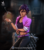 Invisigal - Dispatch | Custom Statue 3D printed figure