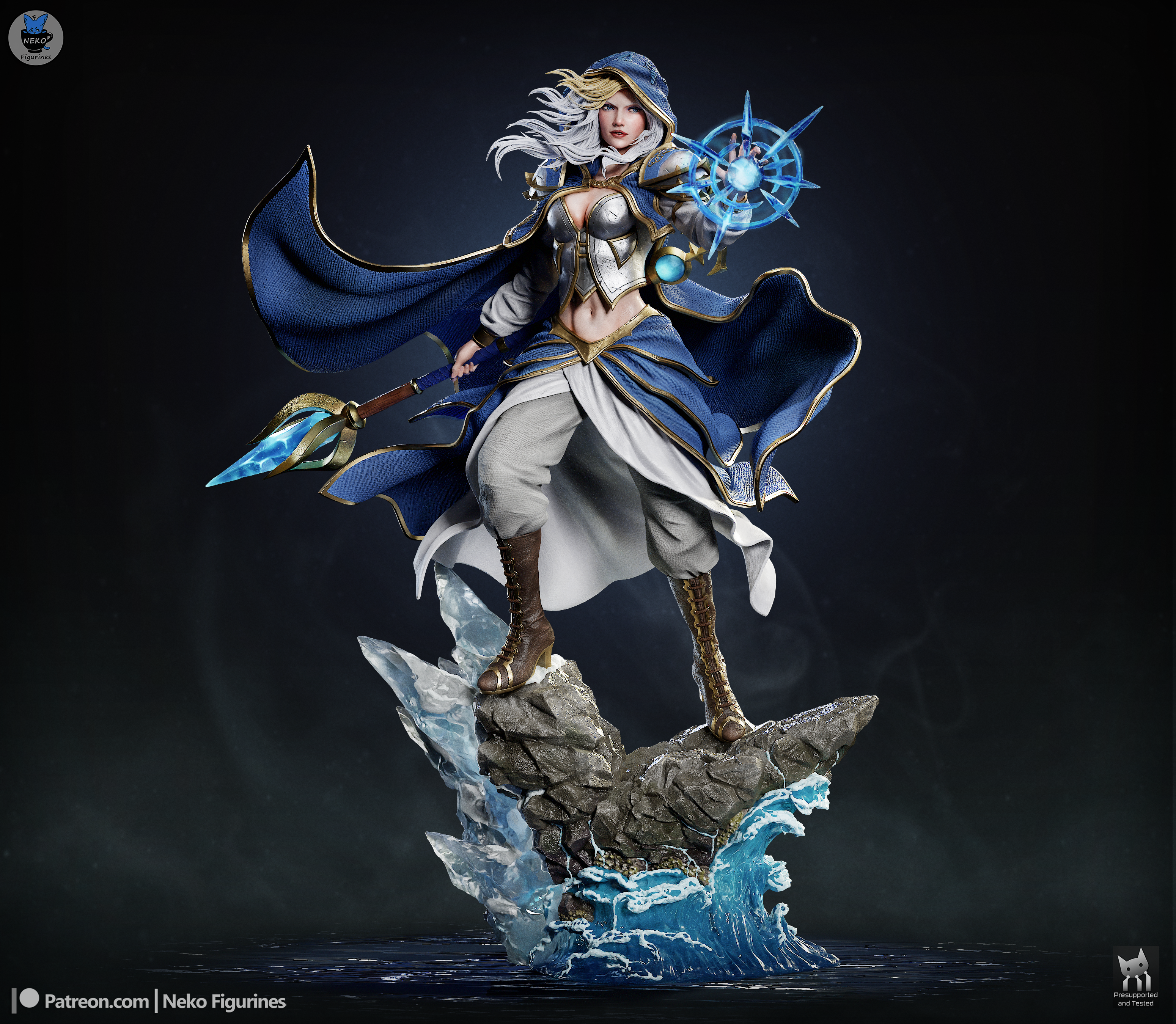 Jaina Proudmoore - World of Warcraft | Custom Statue 3D printed figure