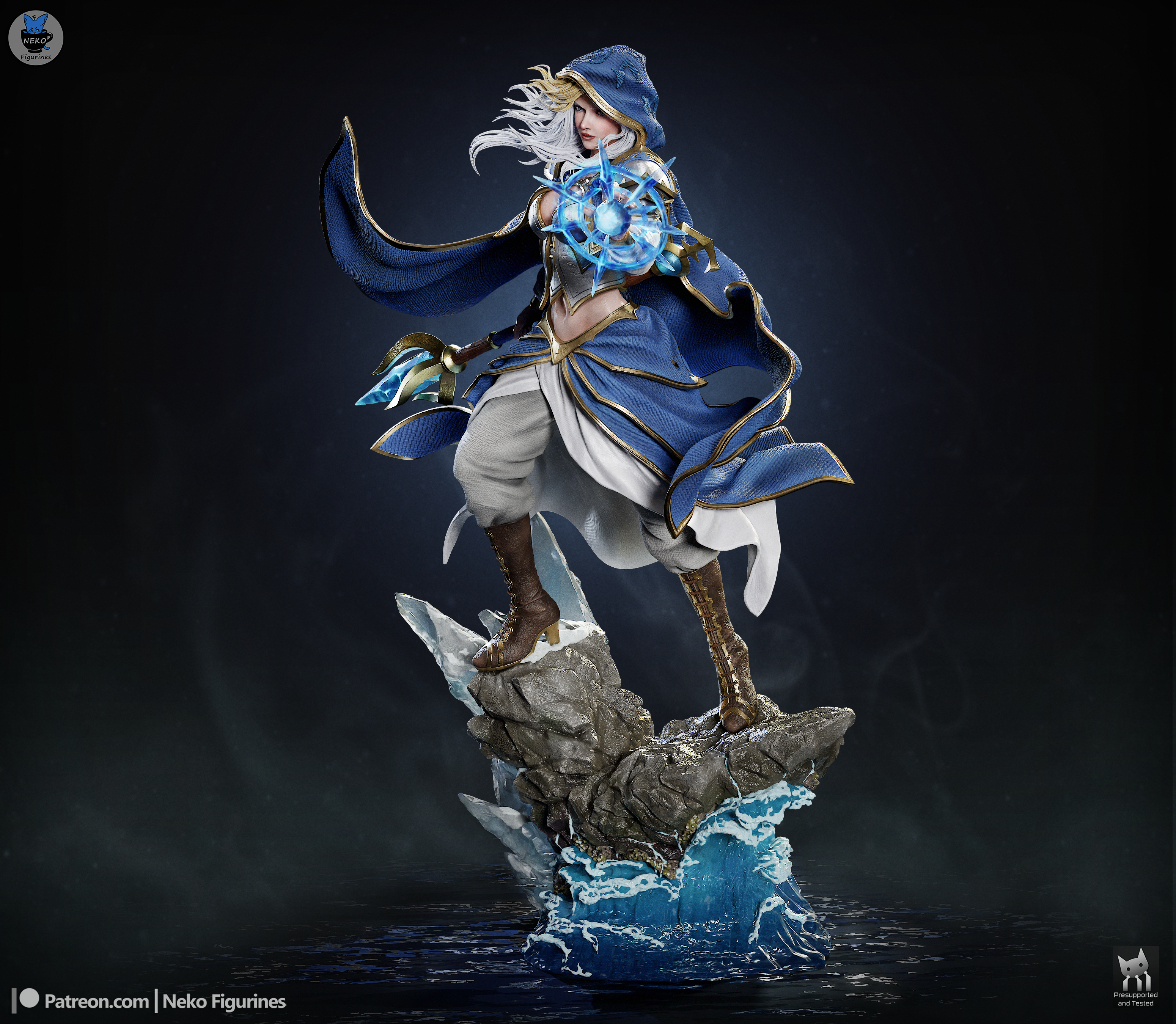 Jaina Proudmoore - World of Warcraft | Custom Statue 3D printed figure