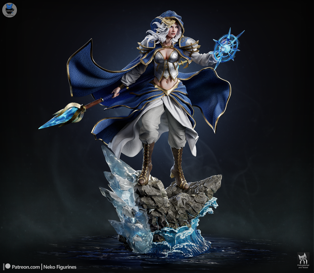 Jaina Proudmoore - World of Warcraft | Custom Statue 3D printed figure