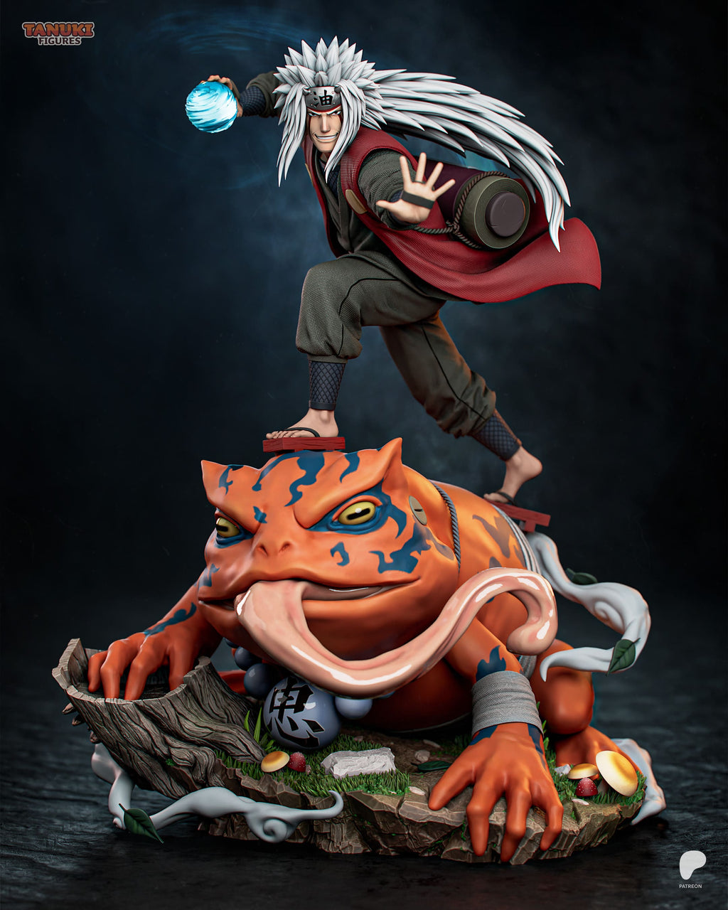 Jiraya - Naruto | Custom Statue 3D printed figure