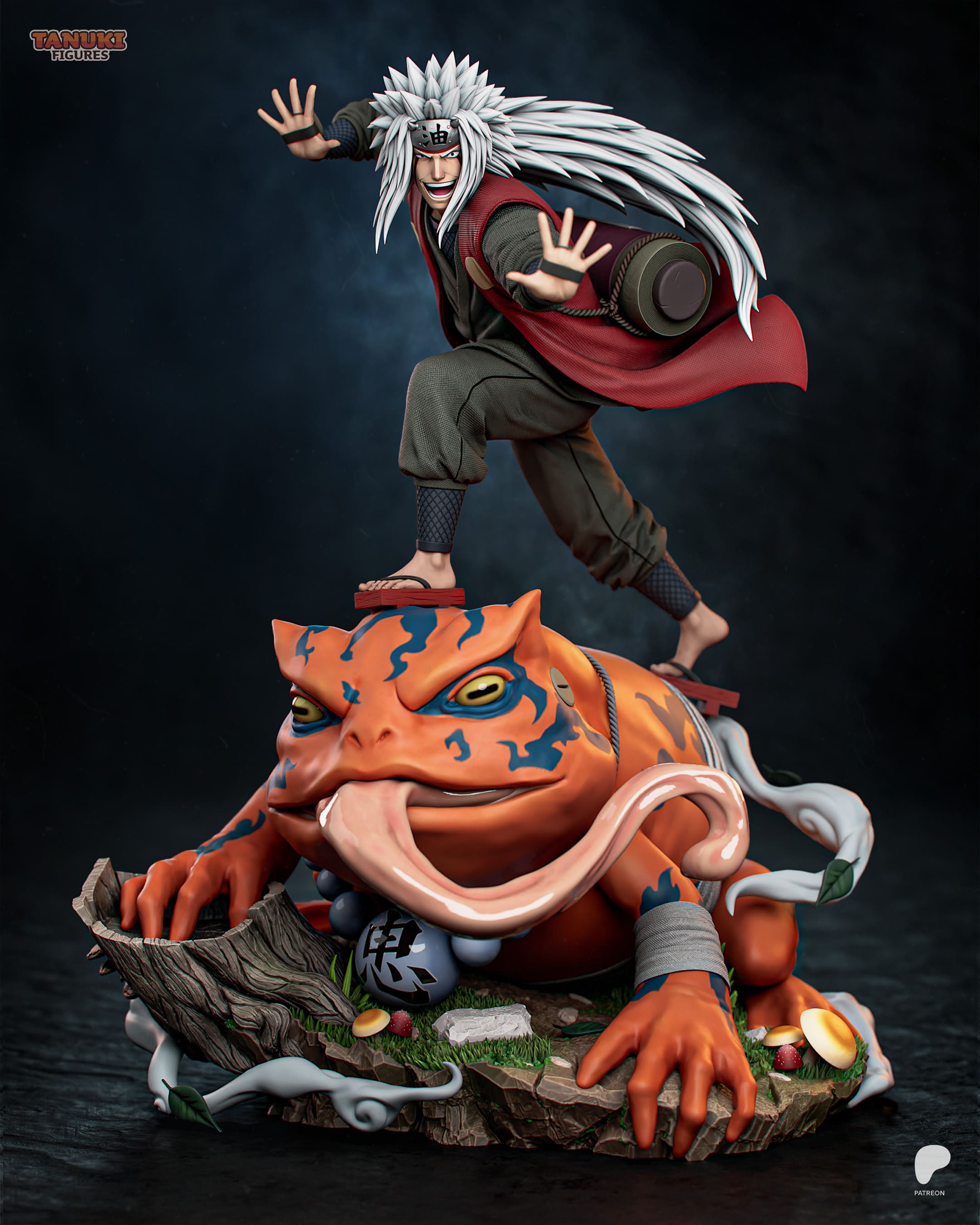 Jiraya - Naruto | Custom Statue 3D printed figure