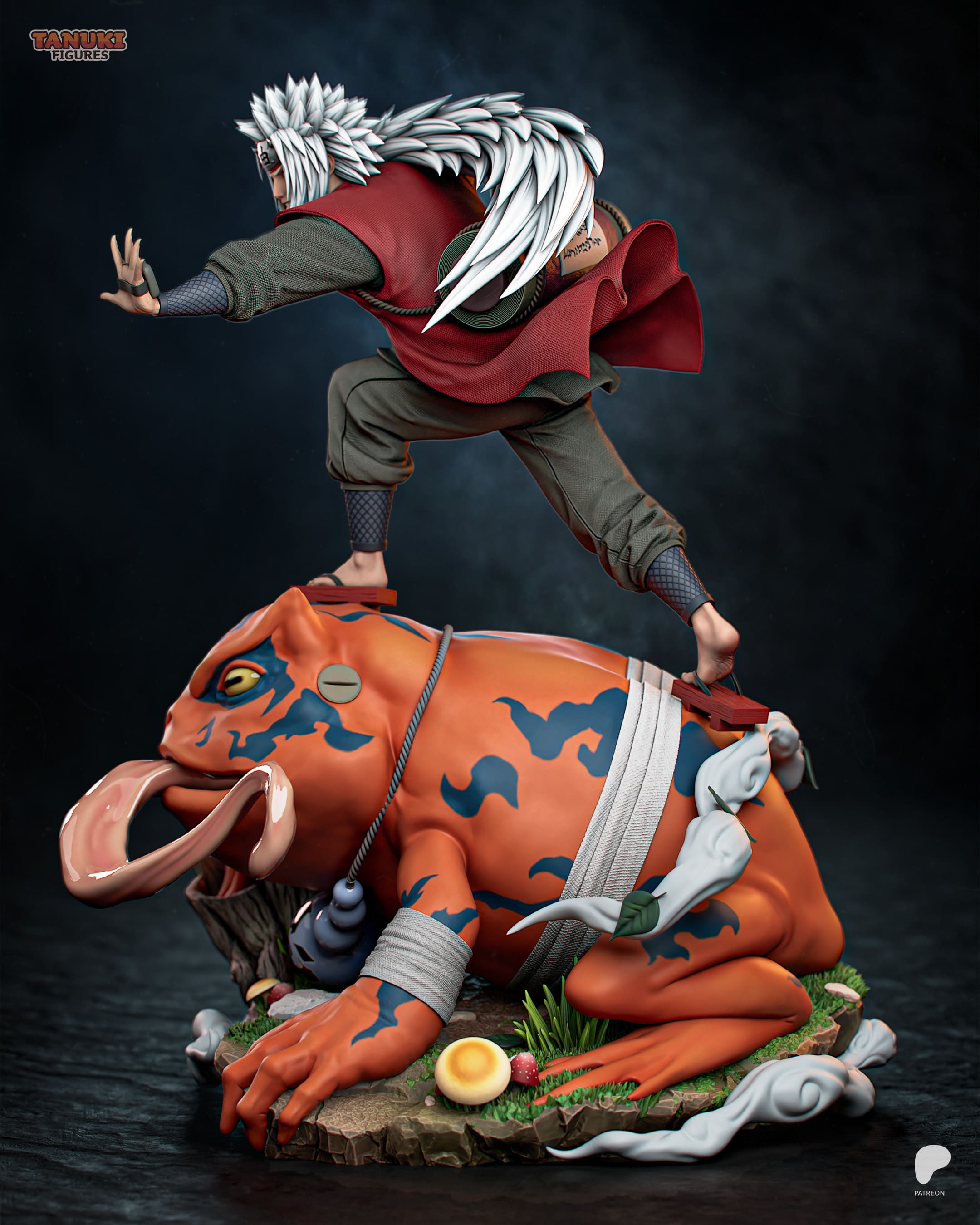 Jiraya - Naruto | Custom Statue 3D printed figure