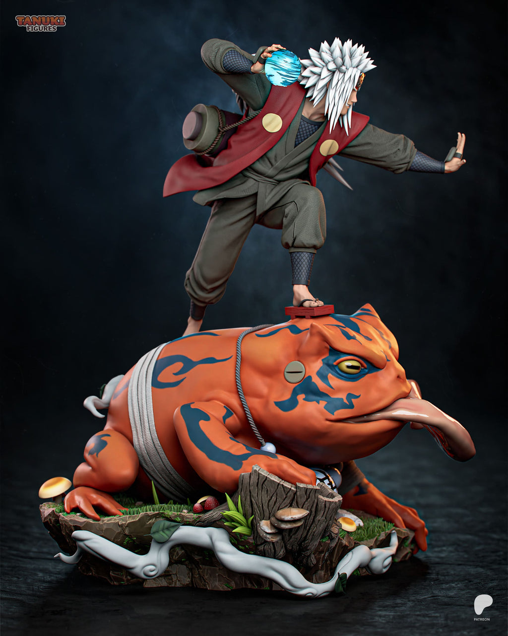 Jiraya - Naruto | Custom Statue 3D printed figure