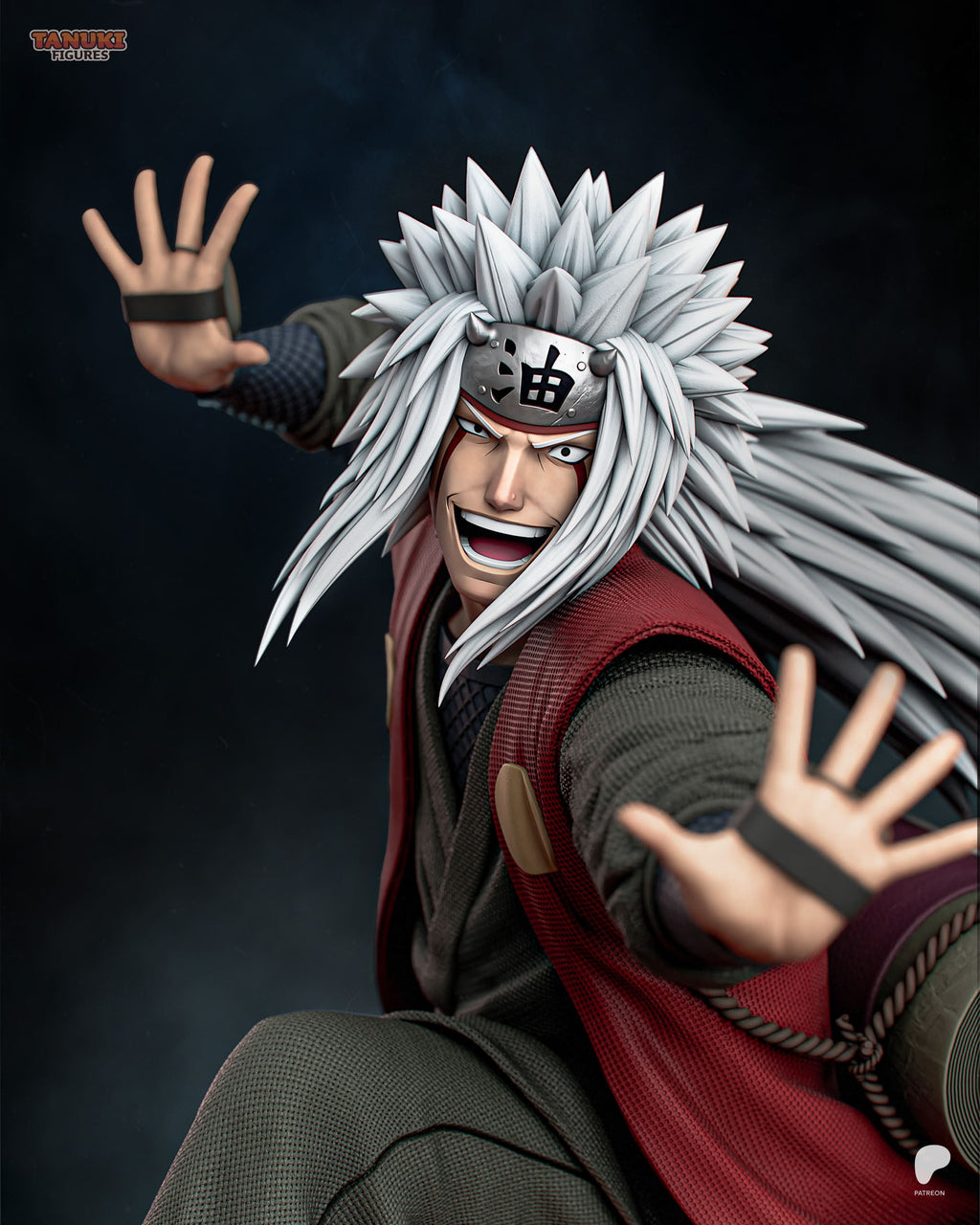 Jiraya - Naruto | Custom Statue 3D printed figure