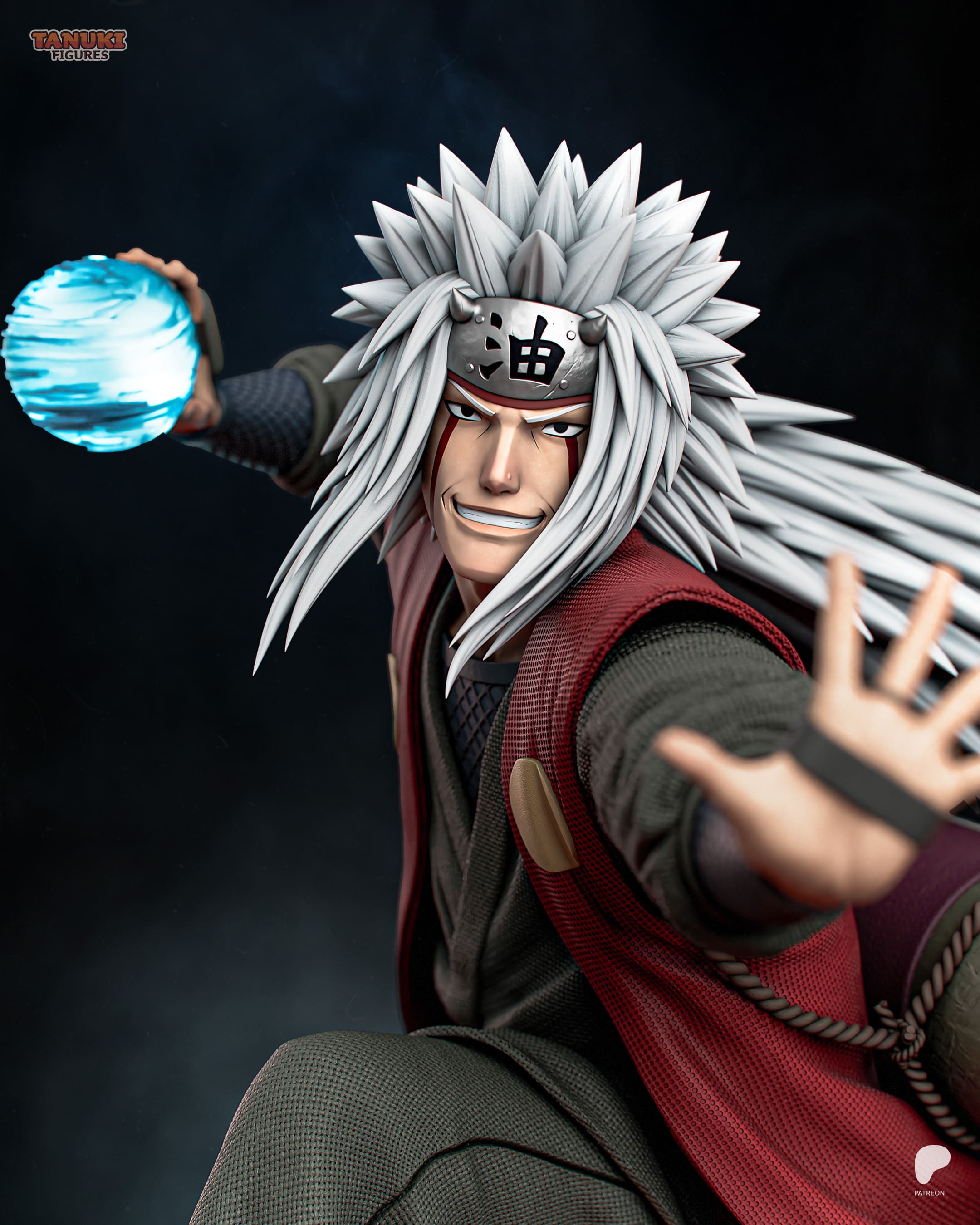 Jiraya - Naruto | Custom Statue 3D printed figure