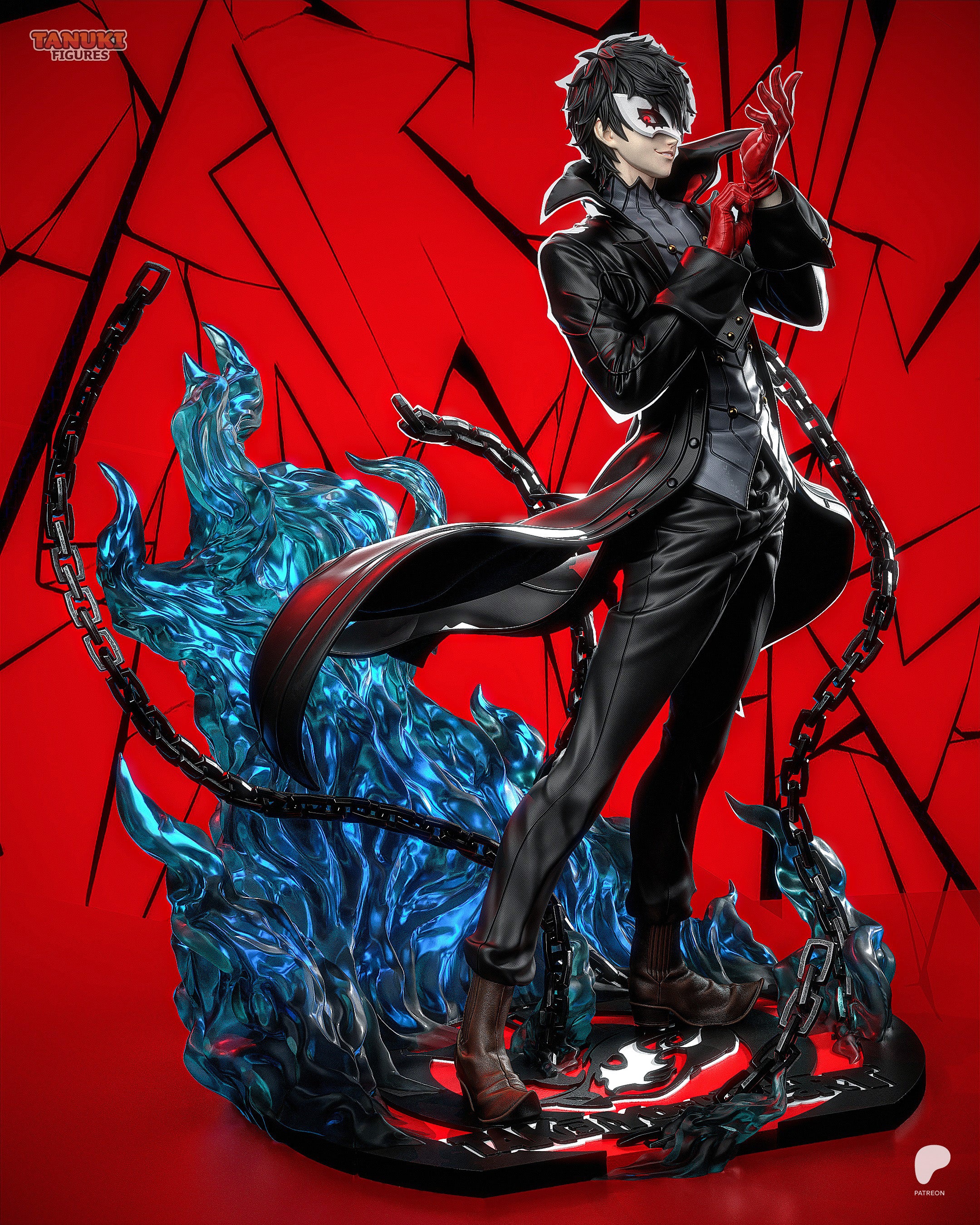 Joker - Persona 5 | Custom Statue 3D printed figure
