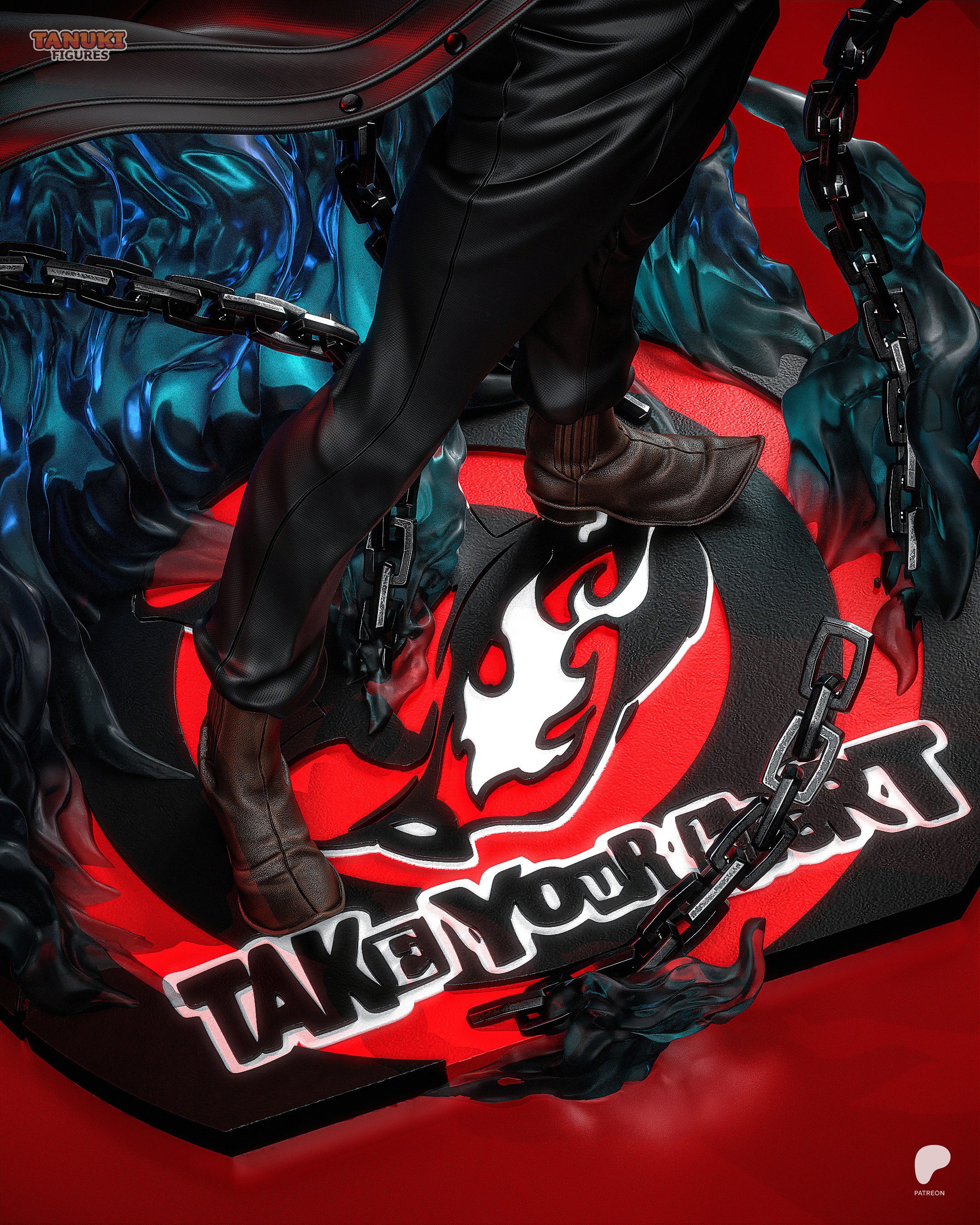 Joker - Persona 5 | Custom Statue 3D printed figure