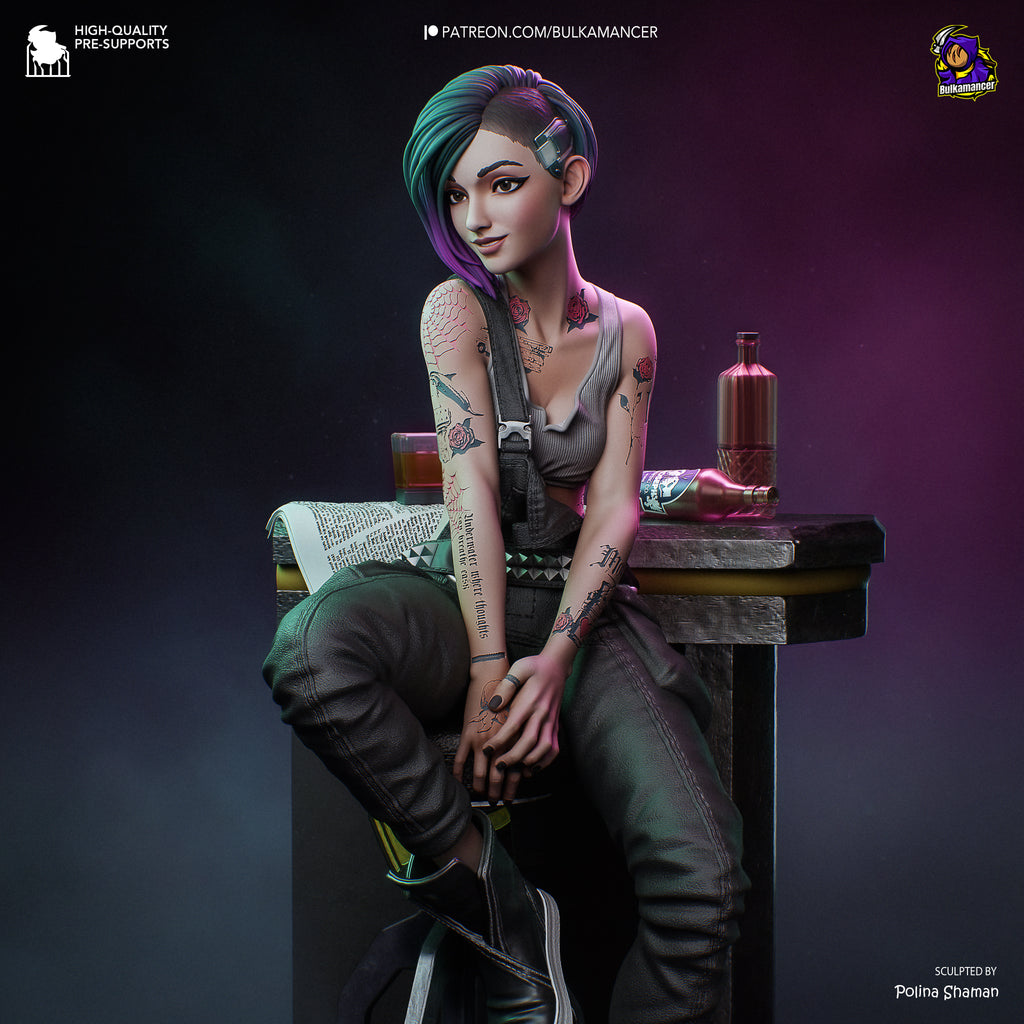 Judy Alvarez – Cyberpunk 2077 | Custom Statue 3D printed figure