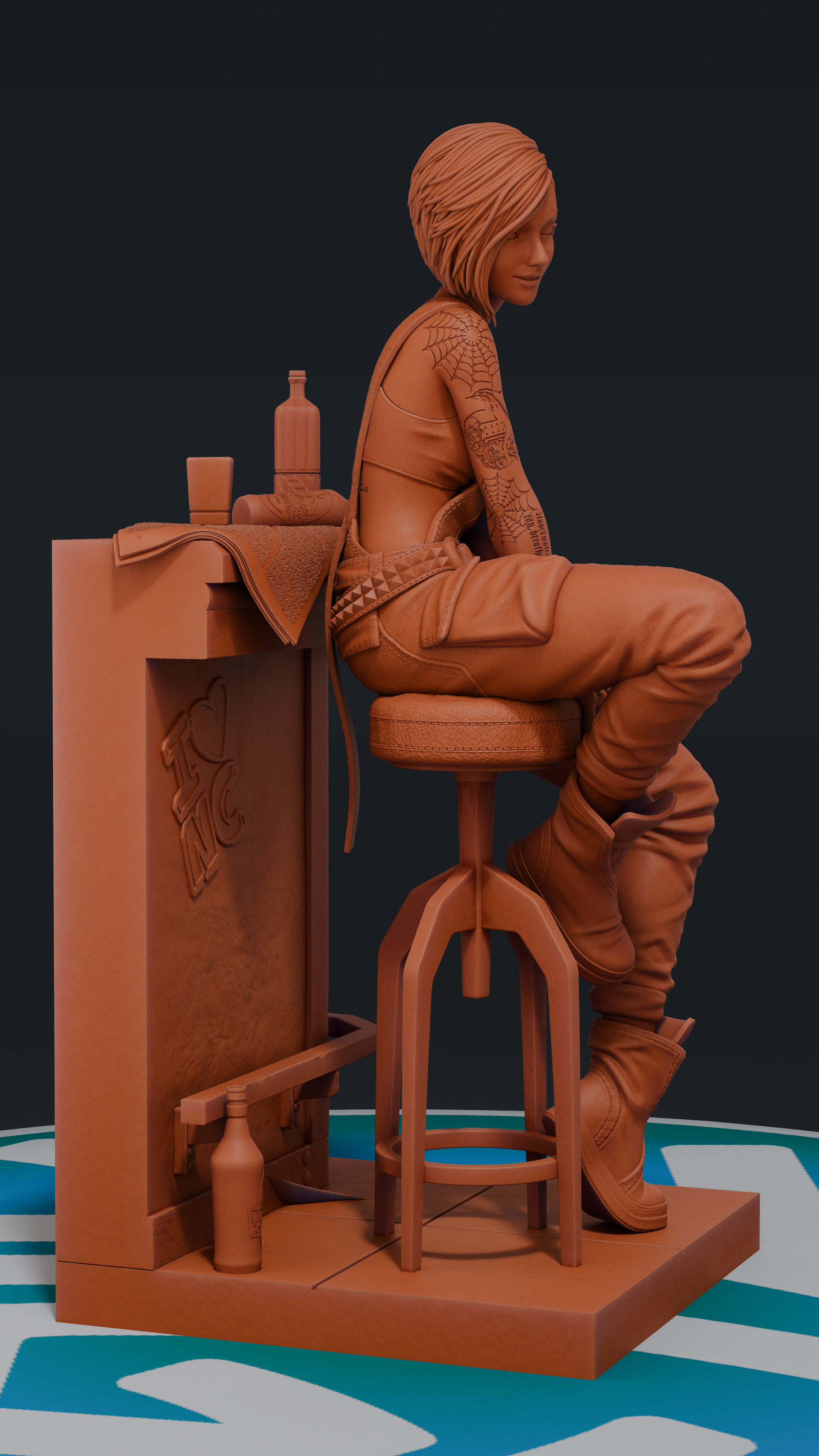 Judy Alvarez – Cyberpunk 2077 | Custom Statue 3D printed figure