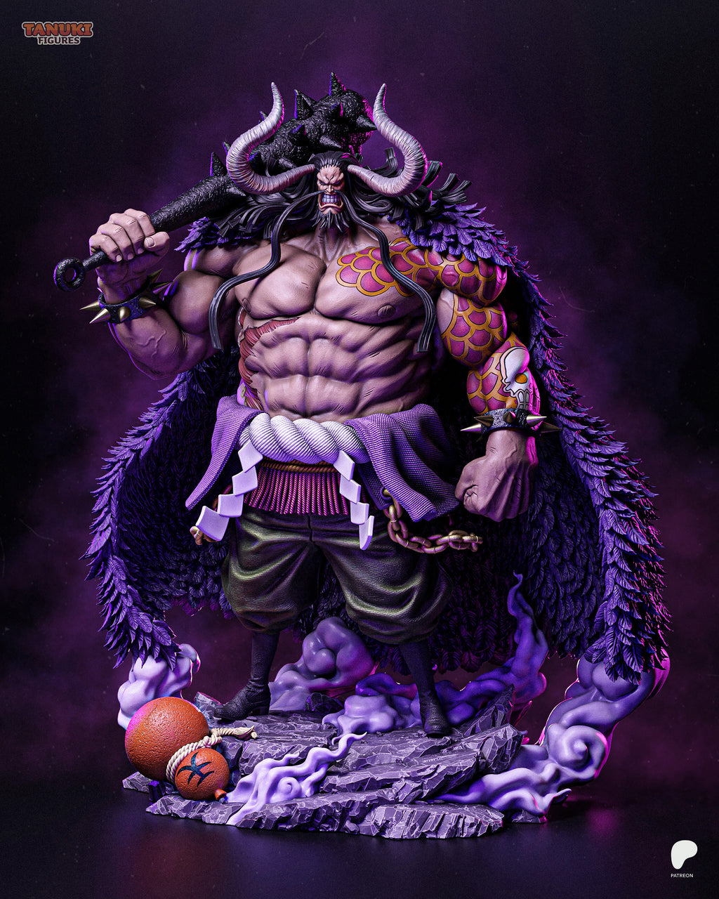 Kaido - One Piece | Custom Statue 3D printed figure