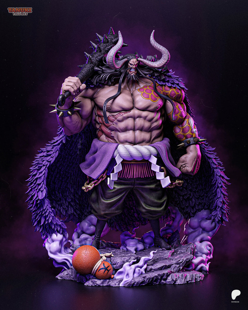 Kaido - One Piece | Custom Statue 3D printed figure