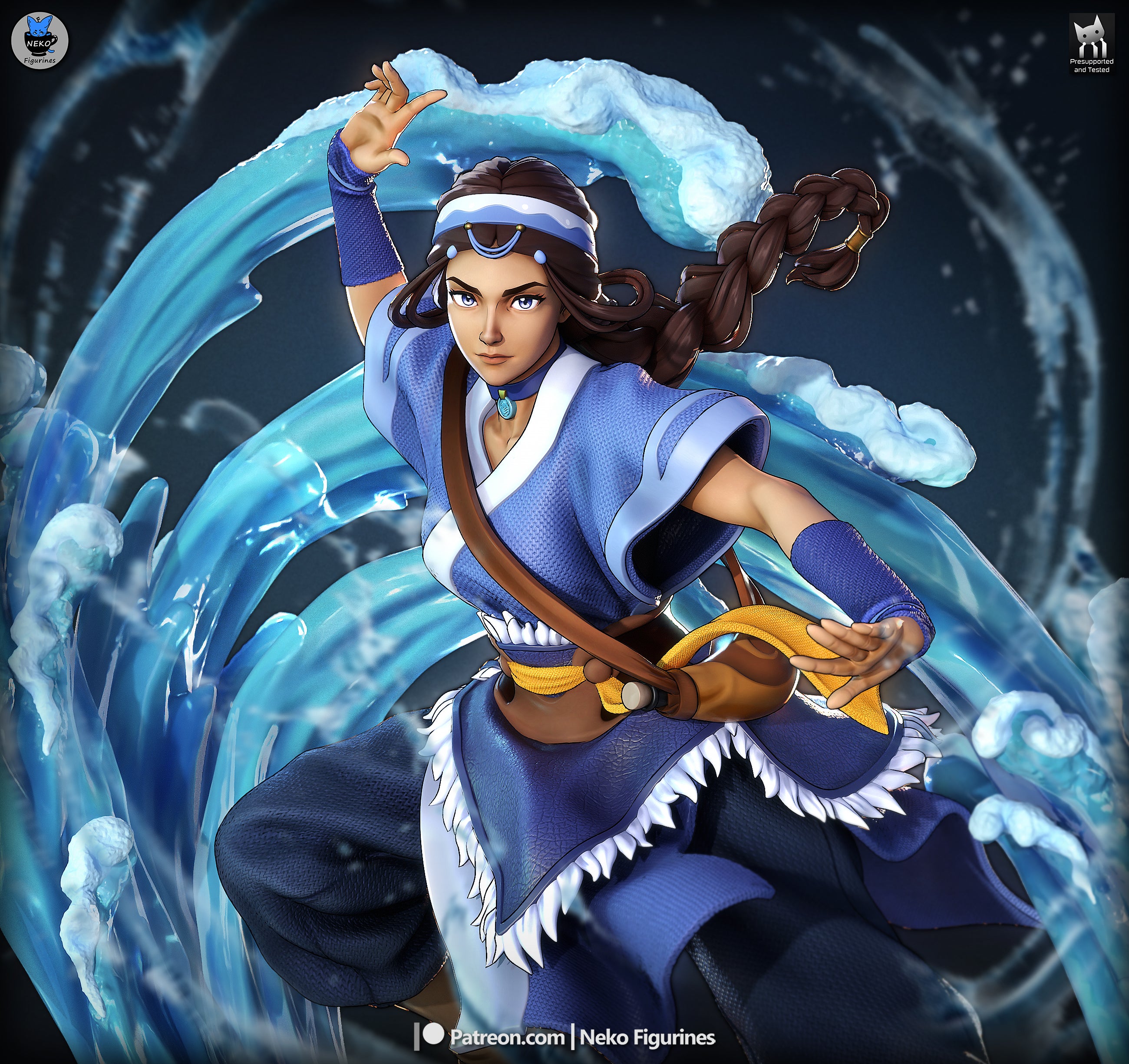 Katara - Avatar The Last Airbender | Custom Statue 3D printed figure