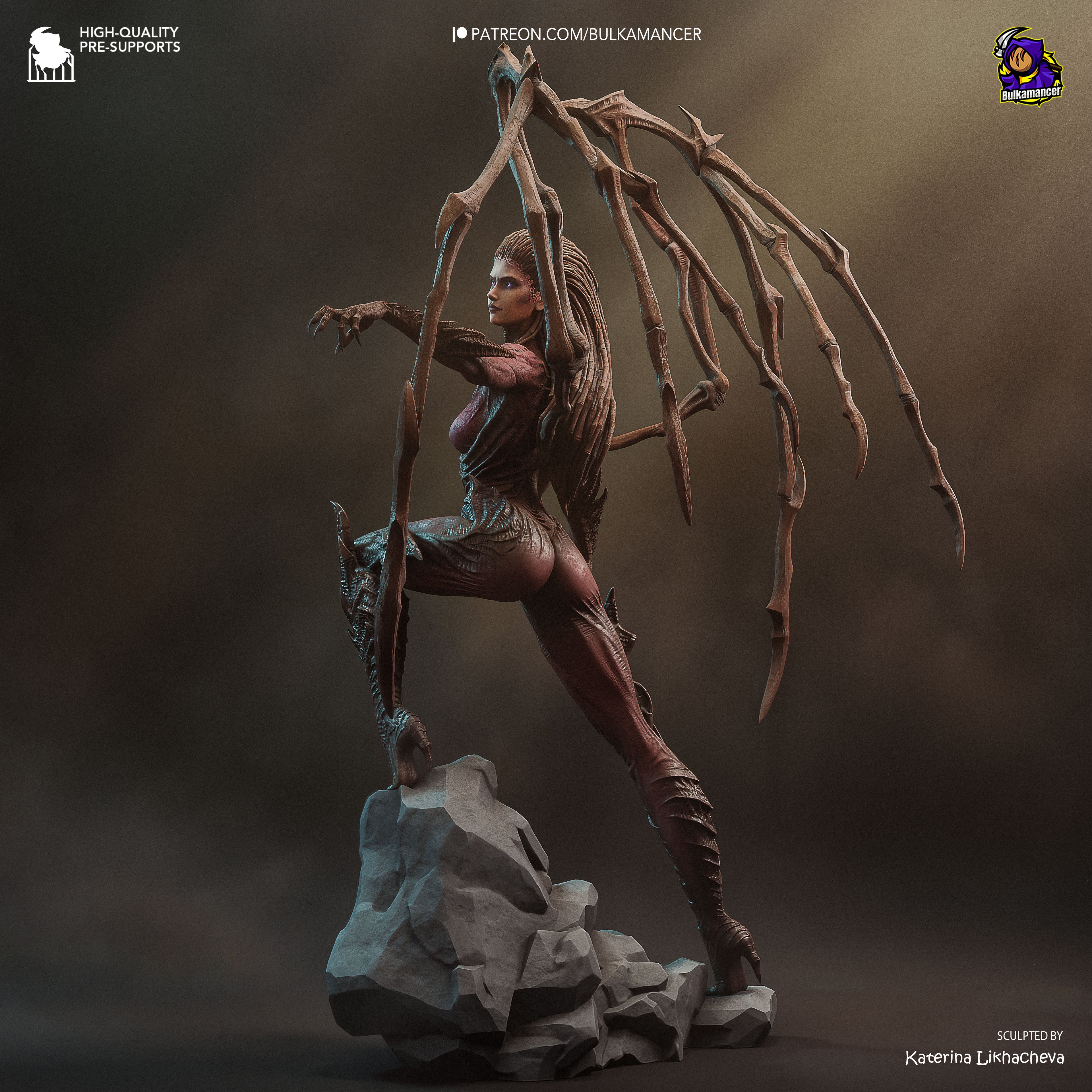 Kerrigan – Starcraft II | Custom Statue 3D printed figure