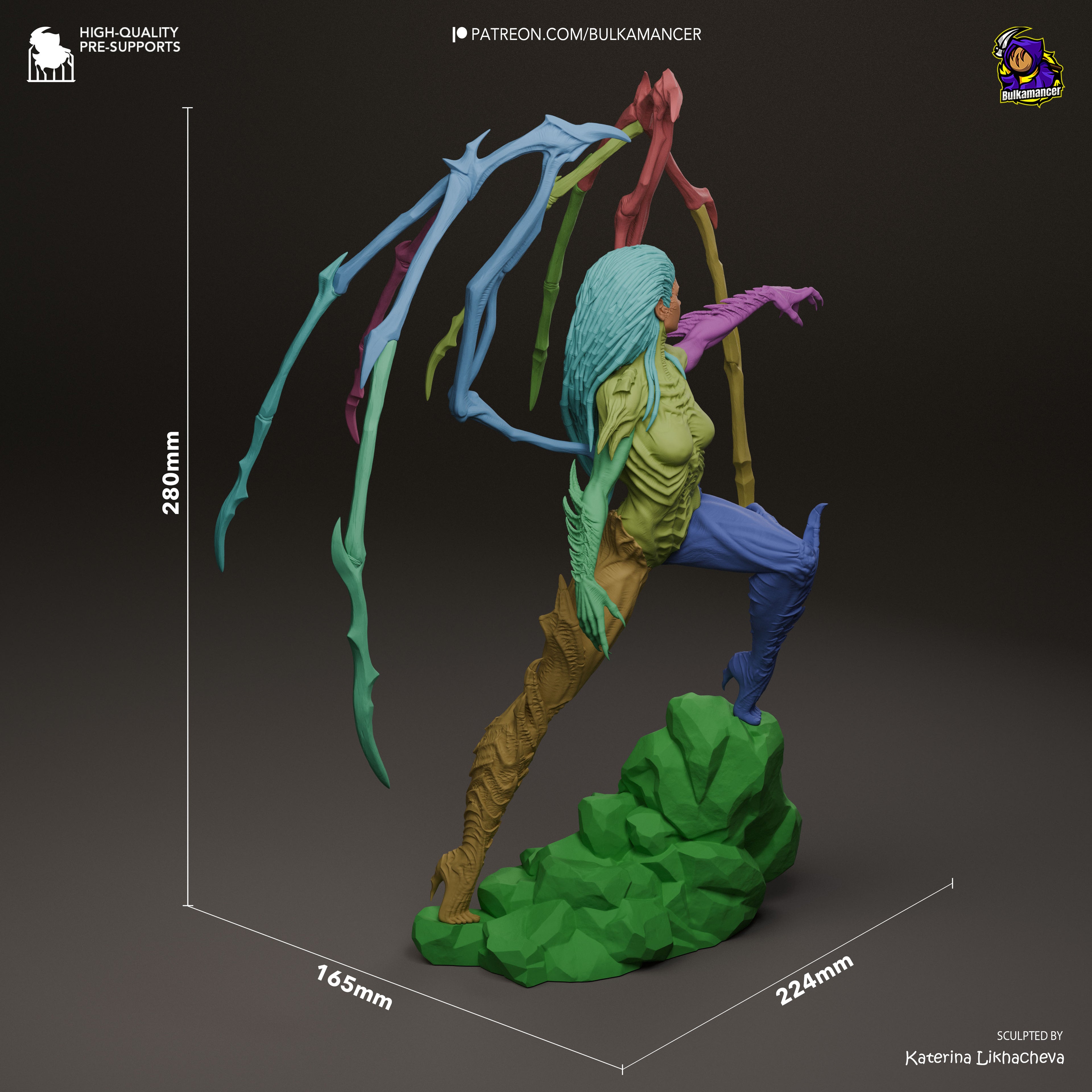 Kerrigan – Starcraft II | Custom Statue 3D printed figure