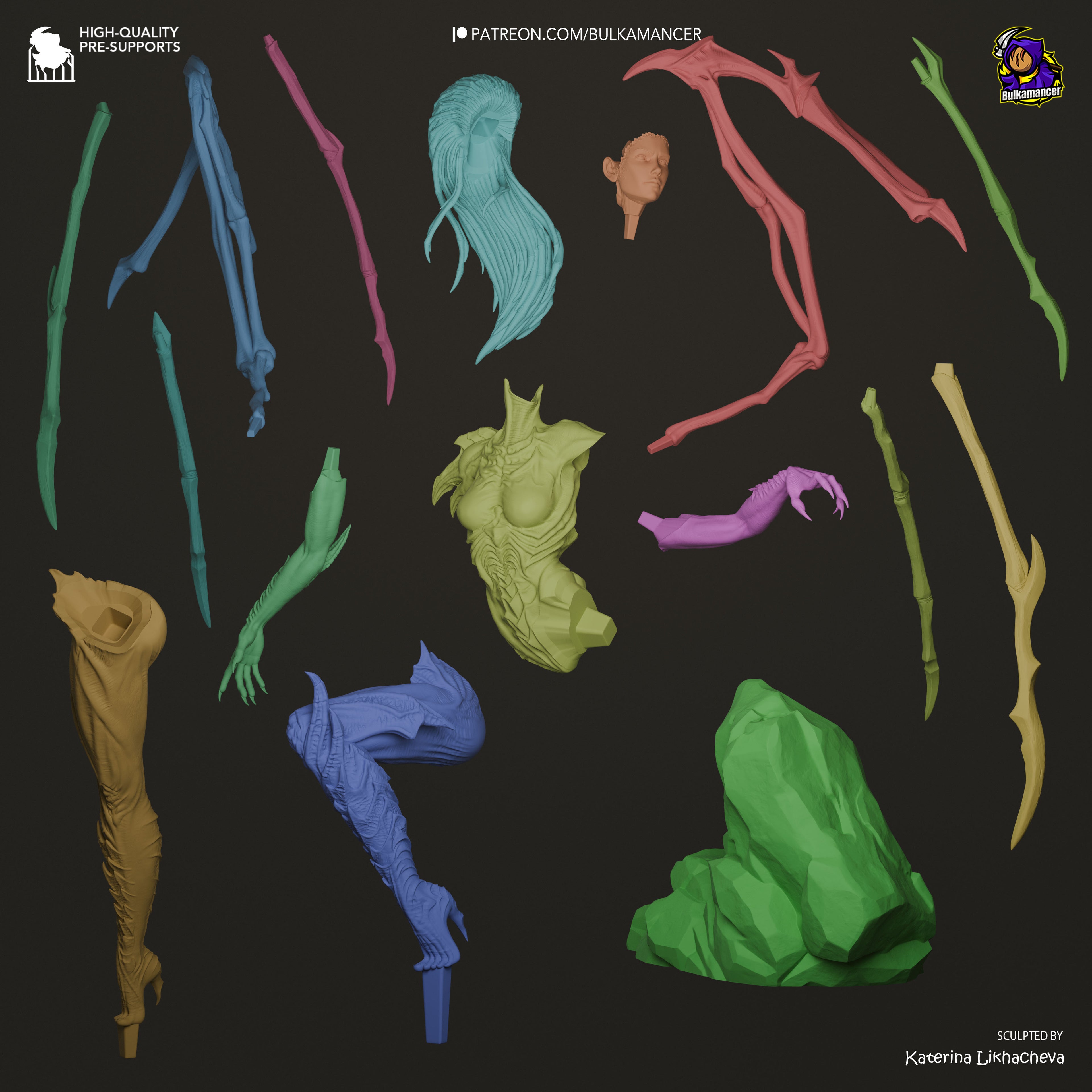 Kerrigan – Starcraft II | Custom Statue 3D printed figure