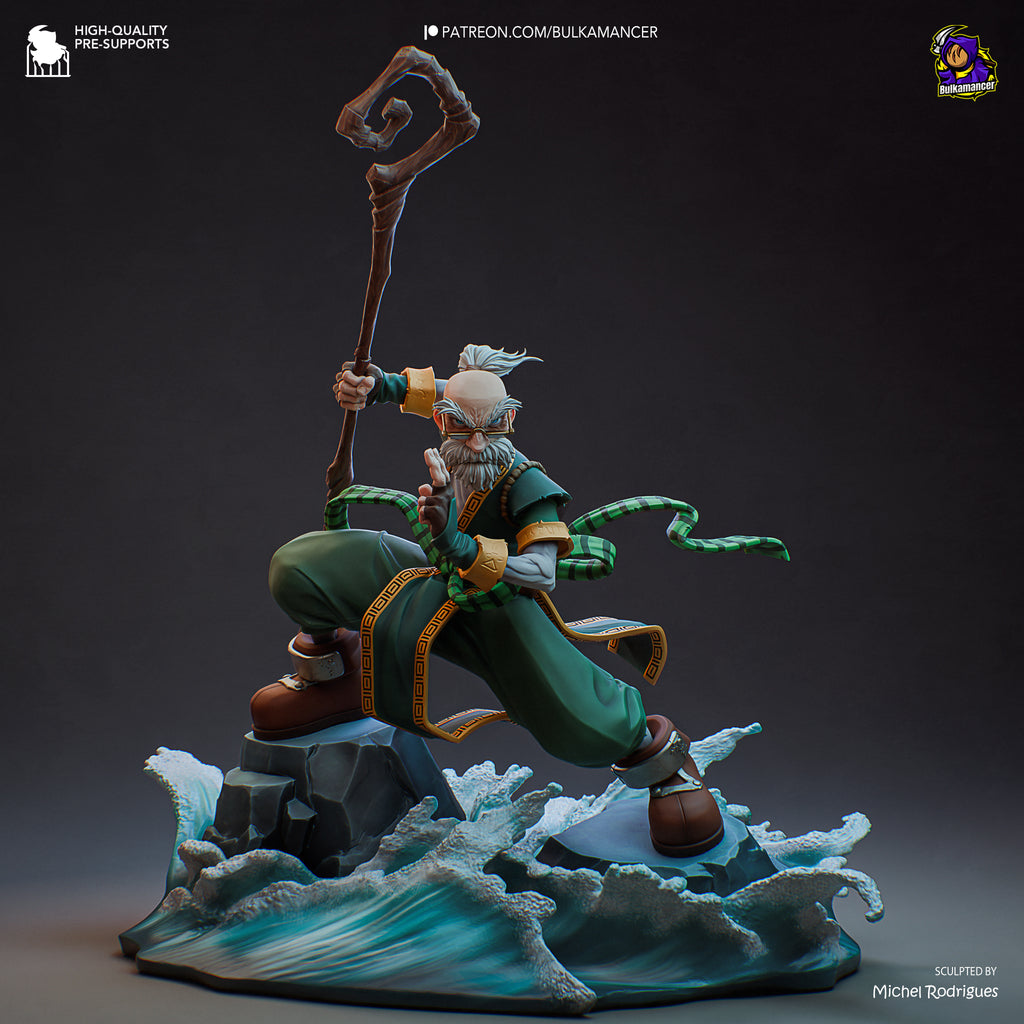 Knolan - Battle Chasers | Custom Statue 3D printed figure