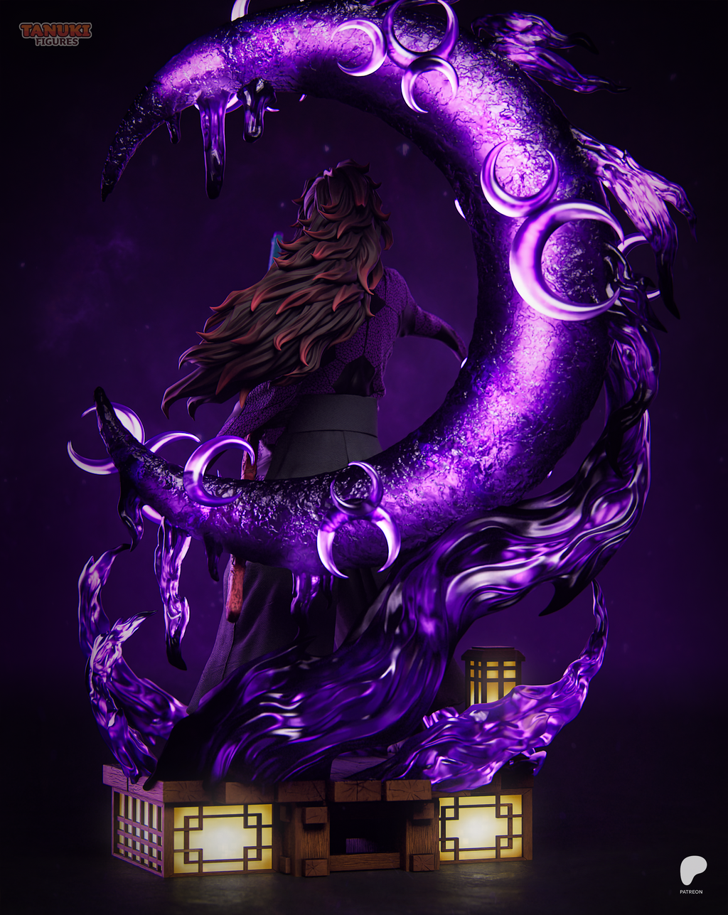 Kokushibo - Kimetsu no Yaiba | Custom Statue 3D printed figure