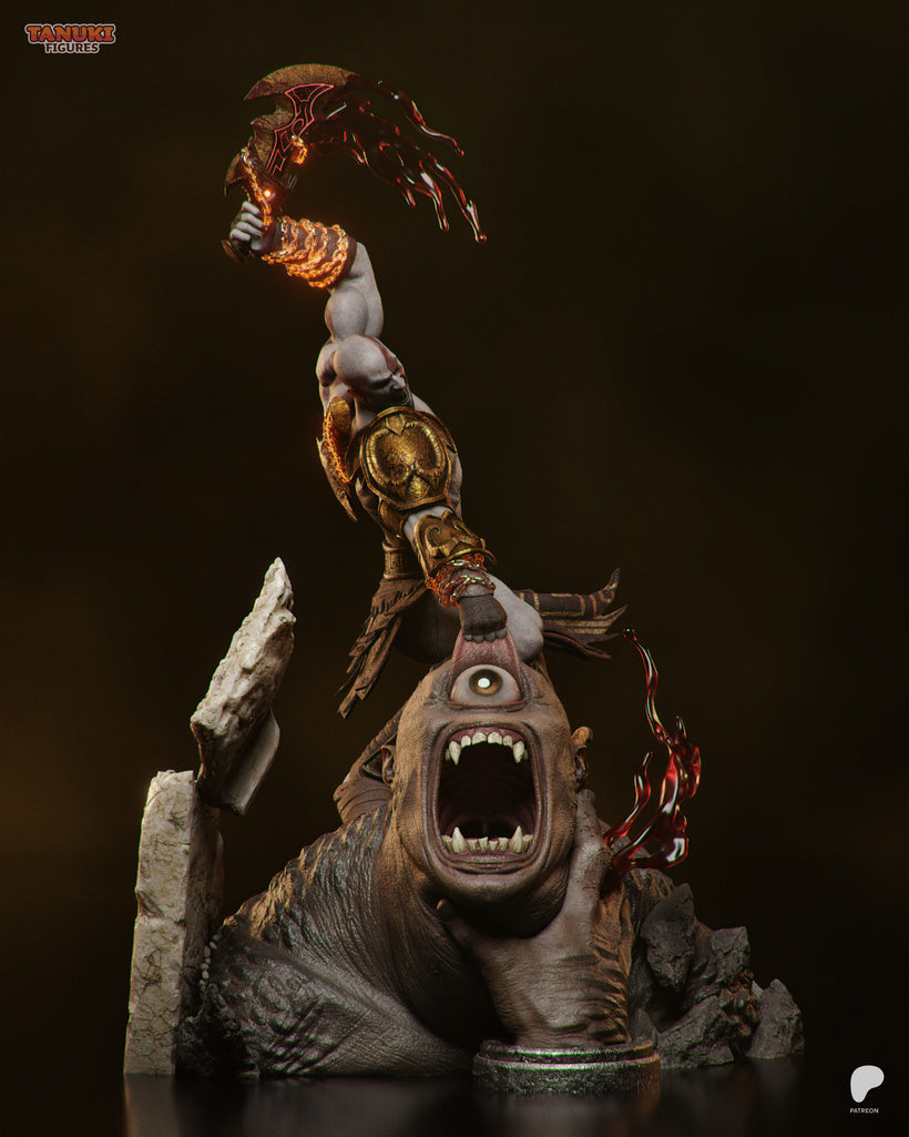 Kratos - God of War | Custom Statue 3D printed figure