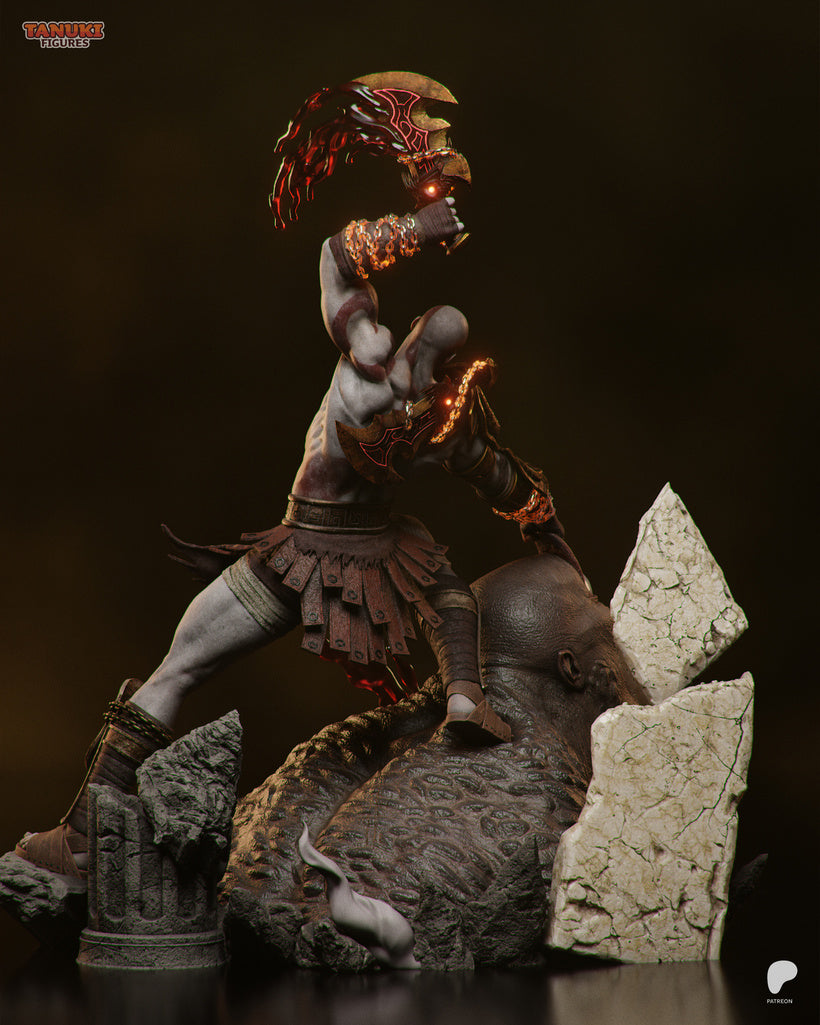 Kratos - God of War | Custom Statue 3D printed figure