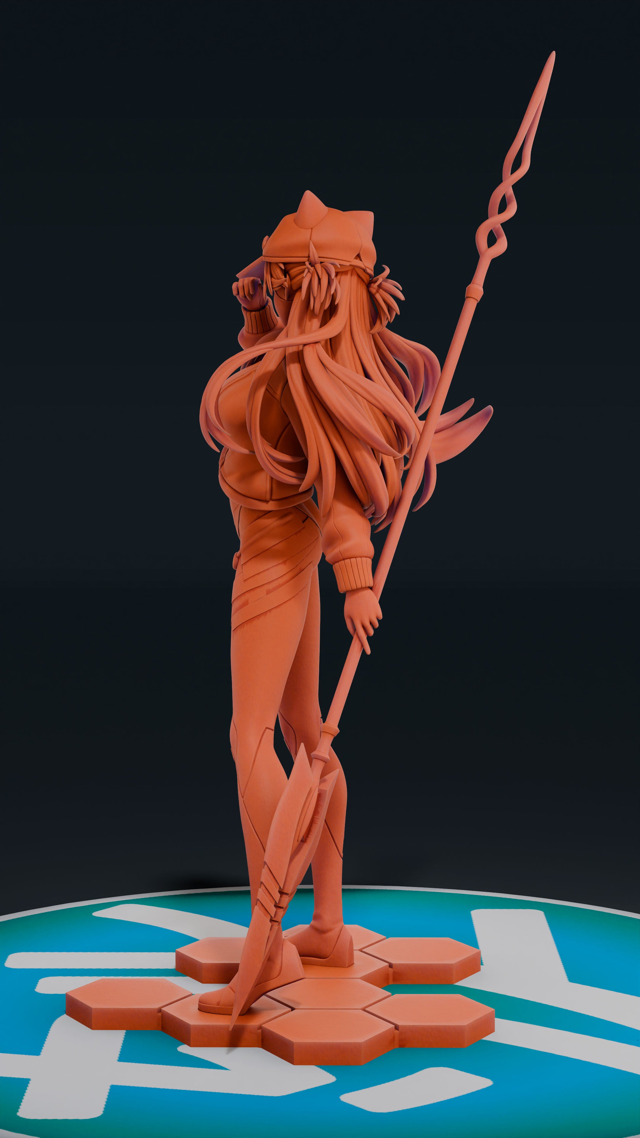 Asuka - Evangelion | Custom Statue 3D printed figure