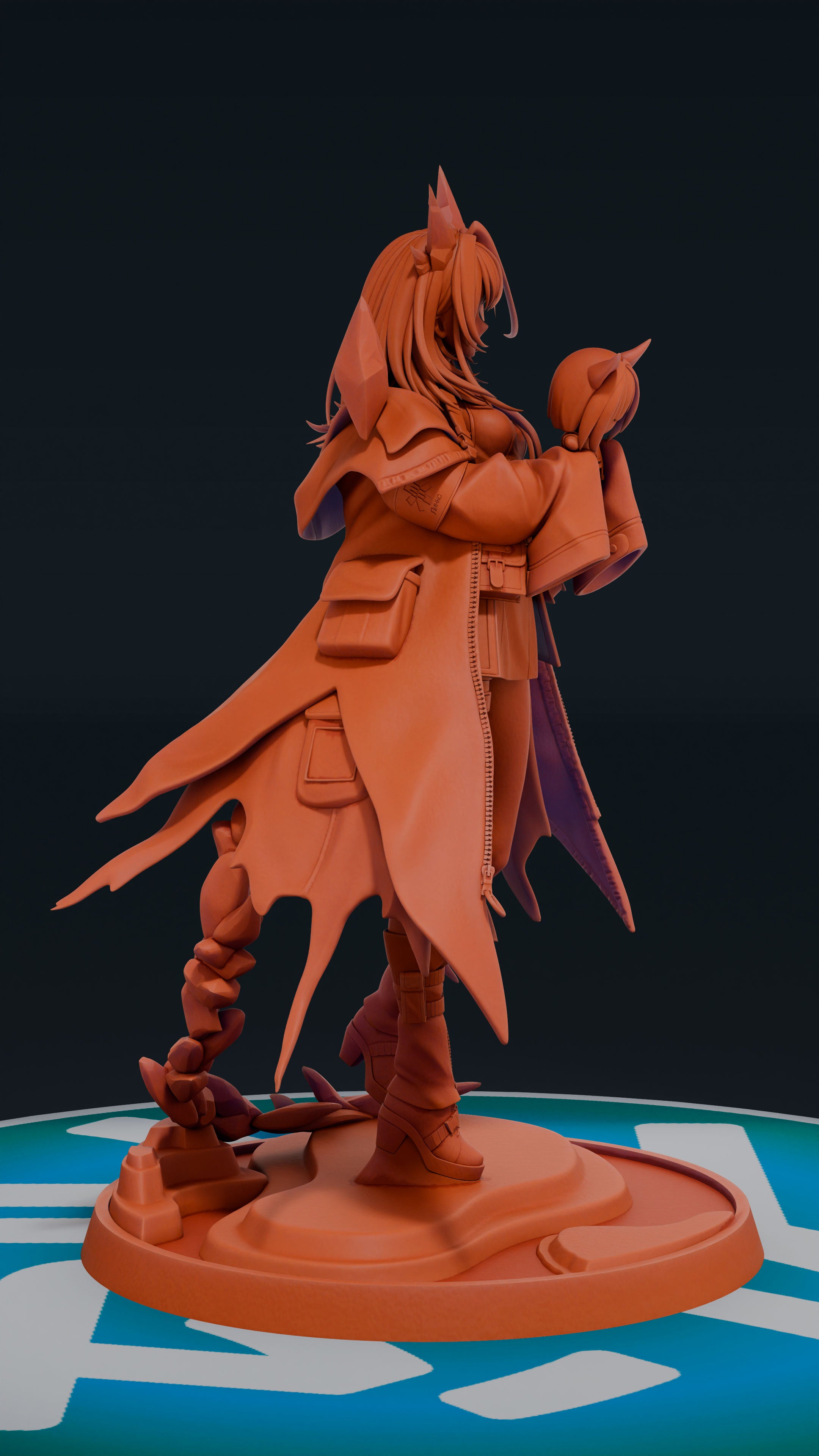 Mon3tr - Arknights | Custom Statue 3D printed figure