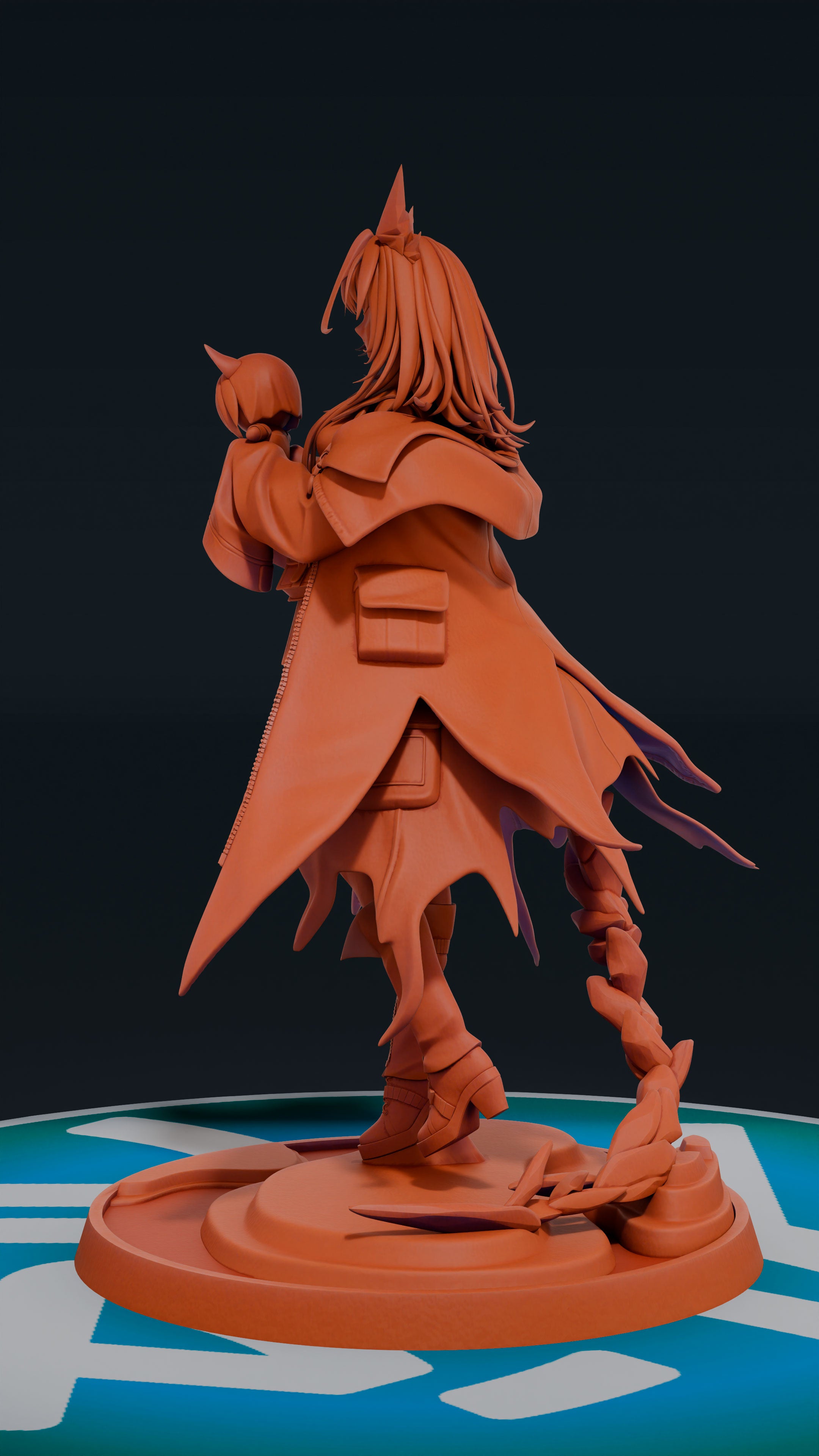 Mon3tr - Arknights | Custom Statue 3D printed figure