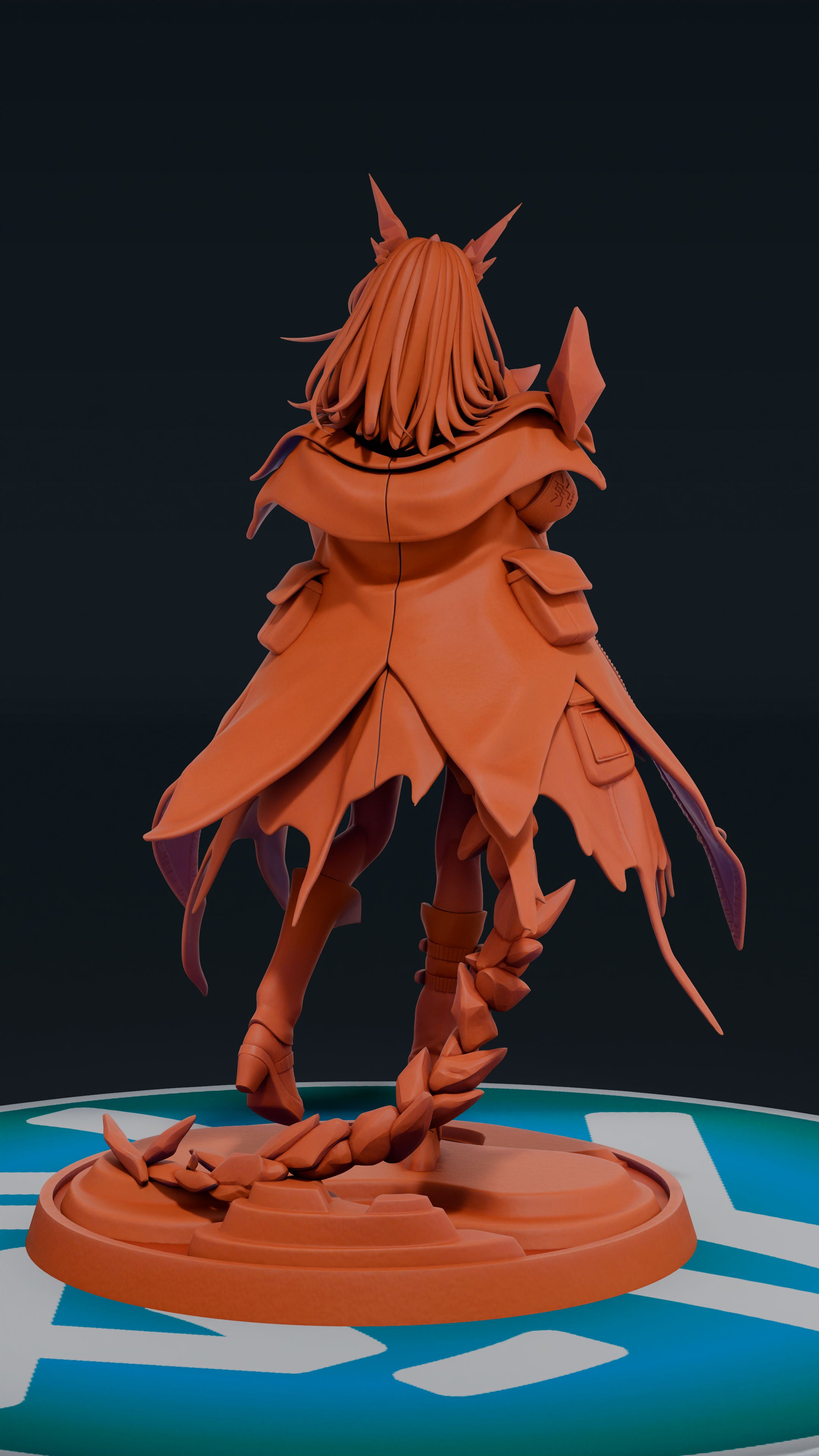 Mon3tr - Arknights | Custom Statue 3D printed figure