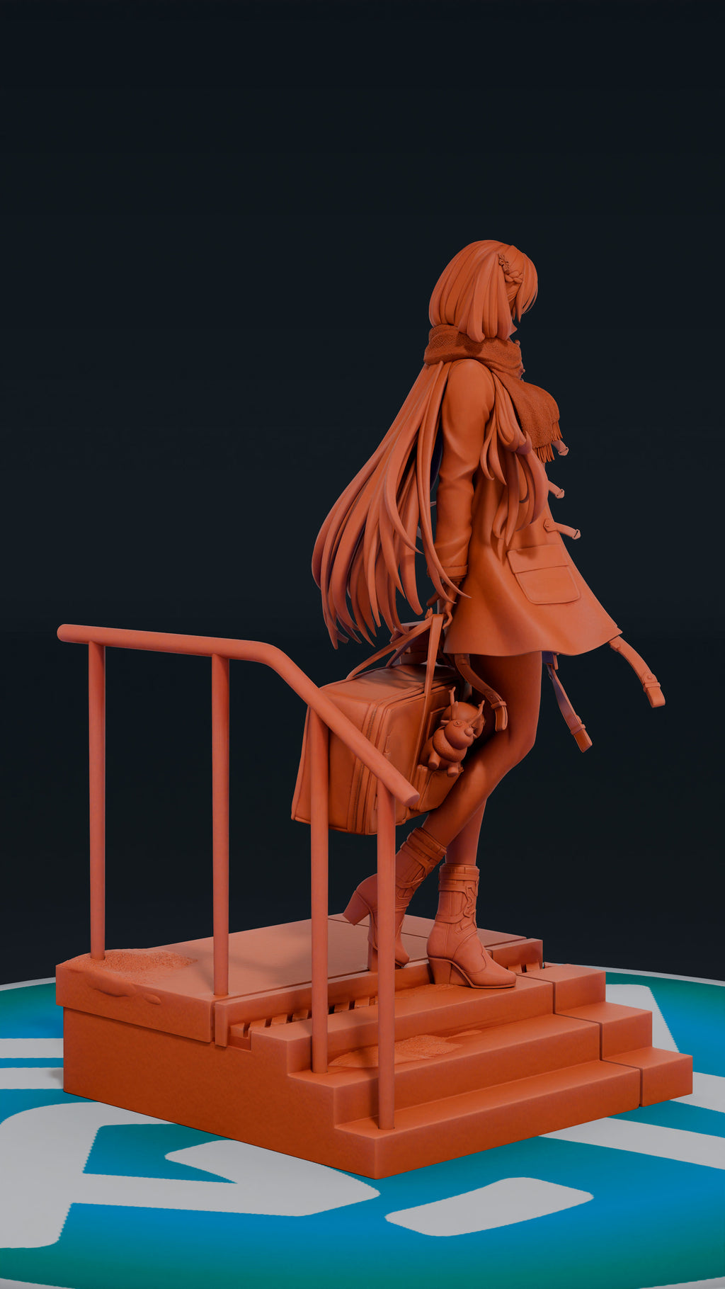 Wa 2000 - Girls Frontline | Custom Statue 3D printed figure