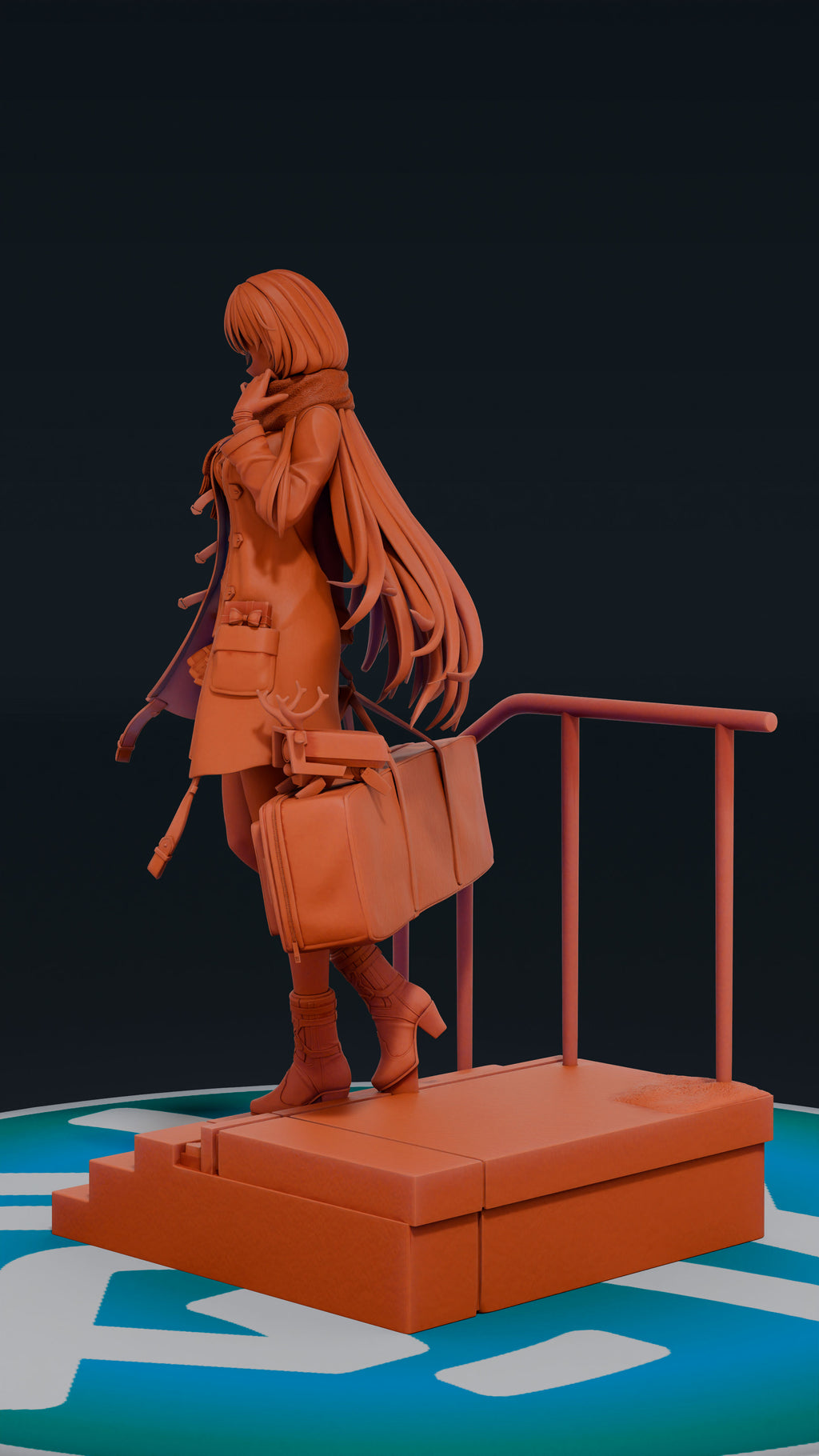 Wa 2000 - Girls Frontline | Custom Statue 3D printed figure