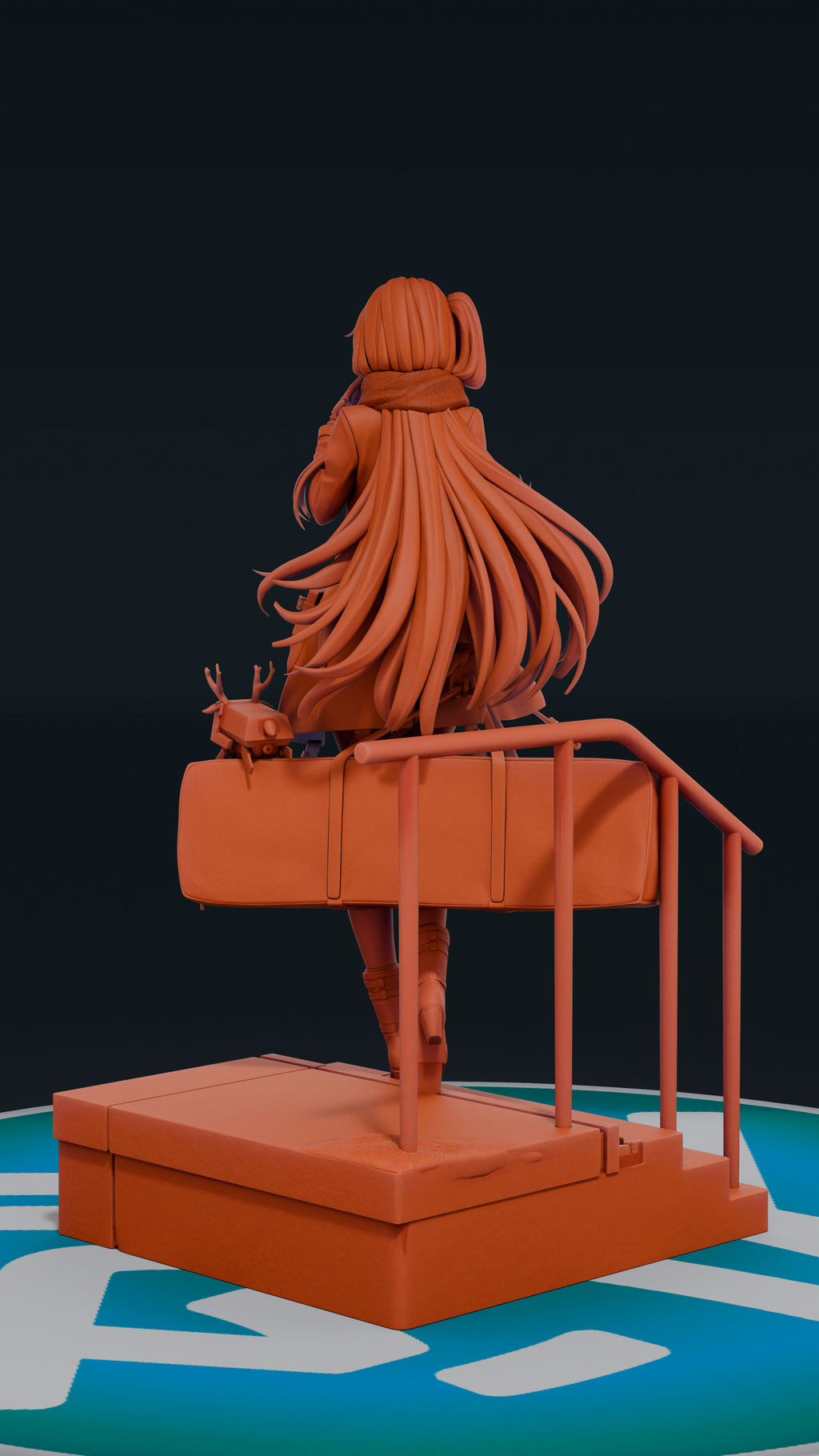 Wa 2000 - Girls Frontline | Custom Statue 3D printed figure