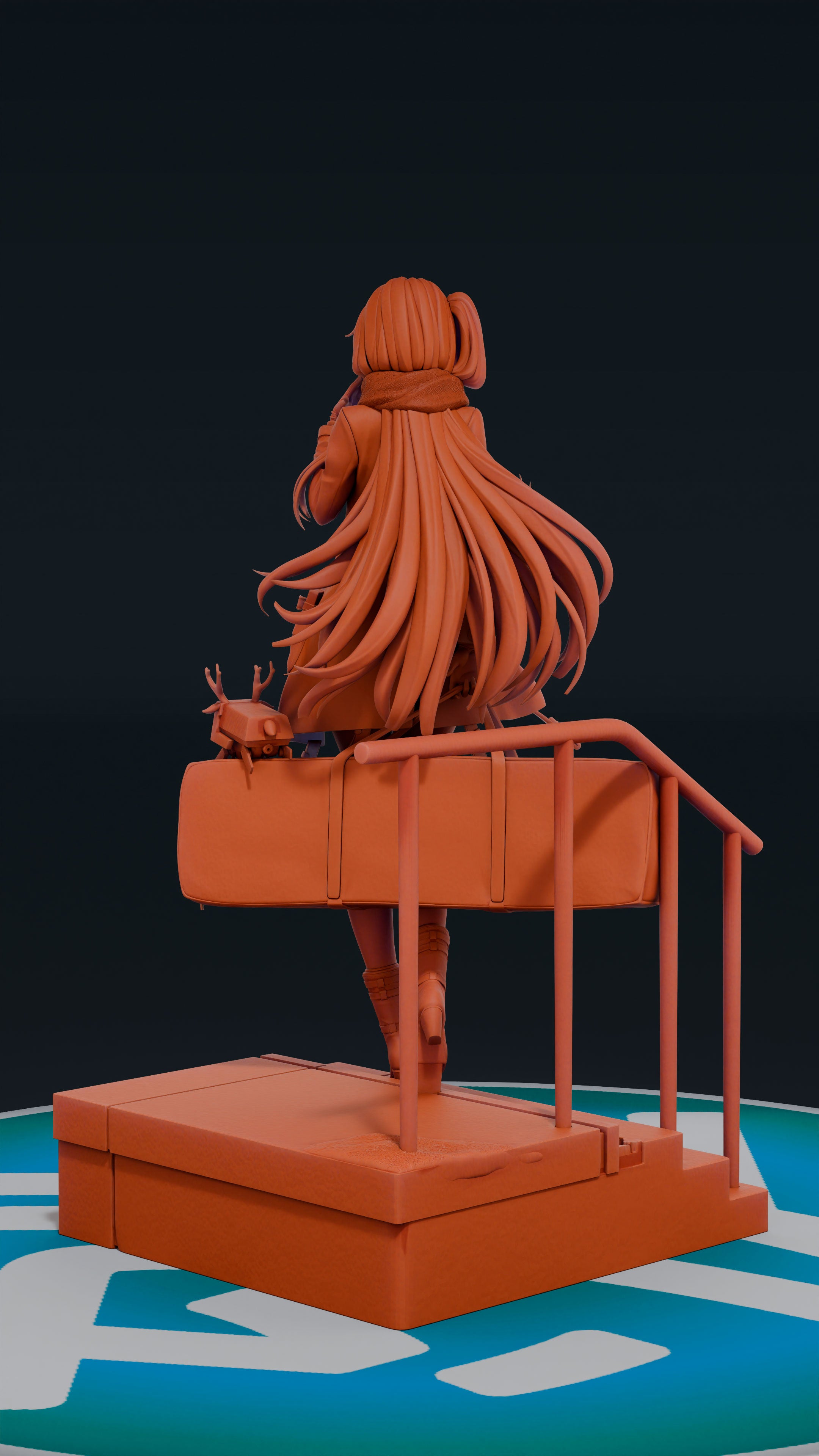 Wa 2000 - Girls Frontline | Custom Statue 3D printed figure