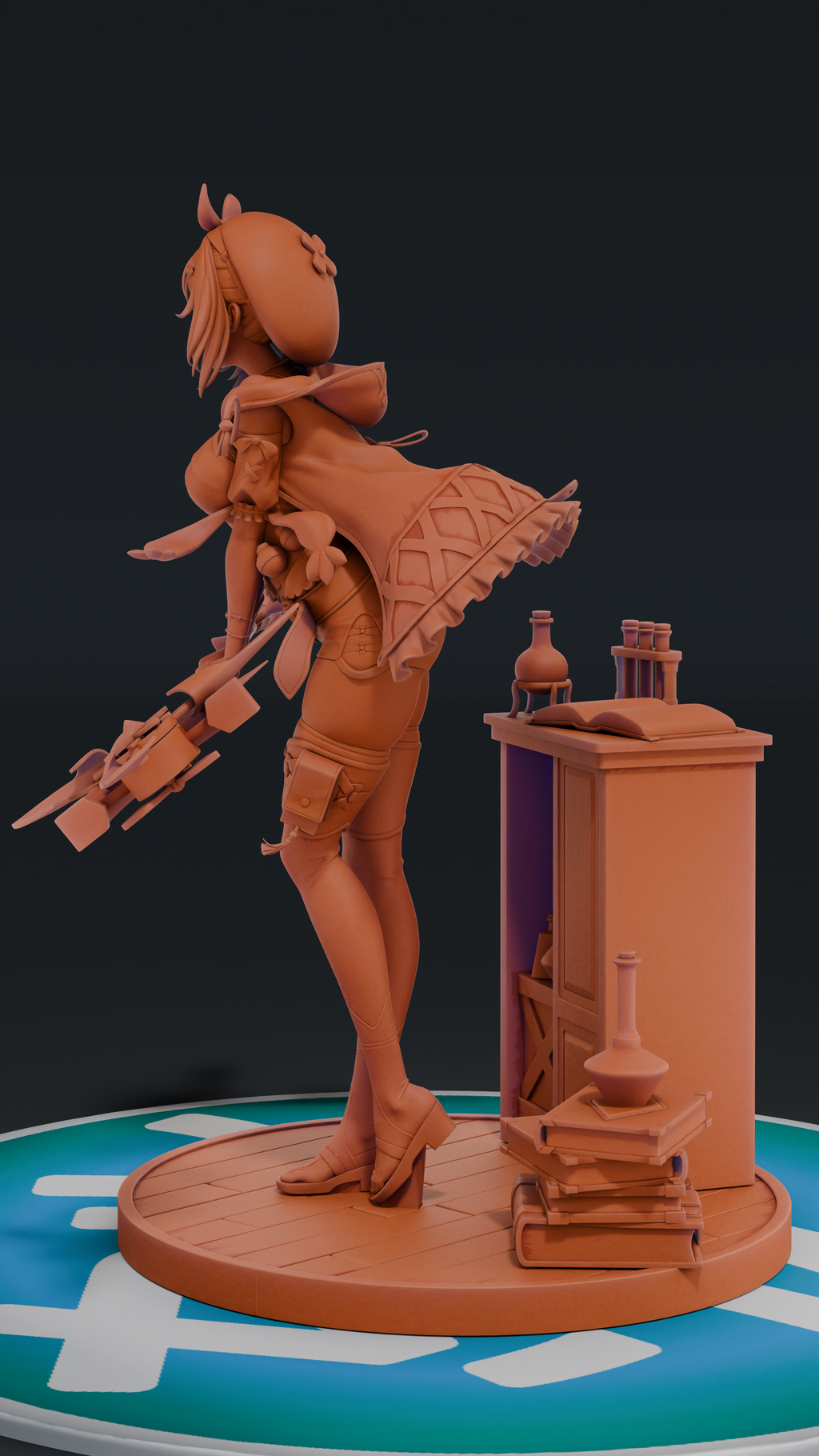 Ryza - Ateliar Ryza | Custom Statue 3D printed figure