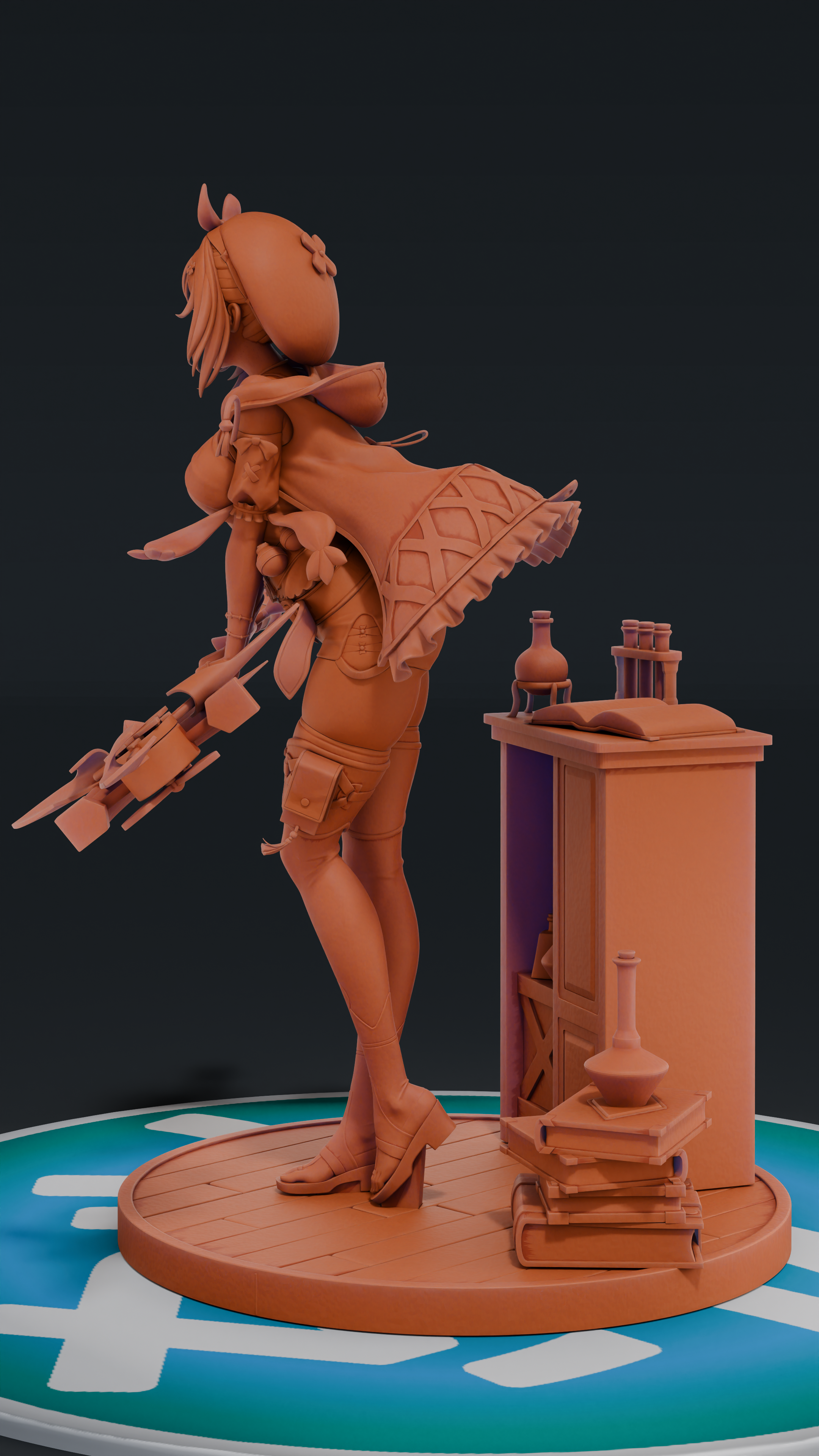 Ryza - Ateliar Ryza | Custom Statue 3D printed figure