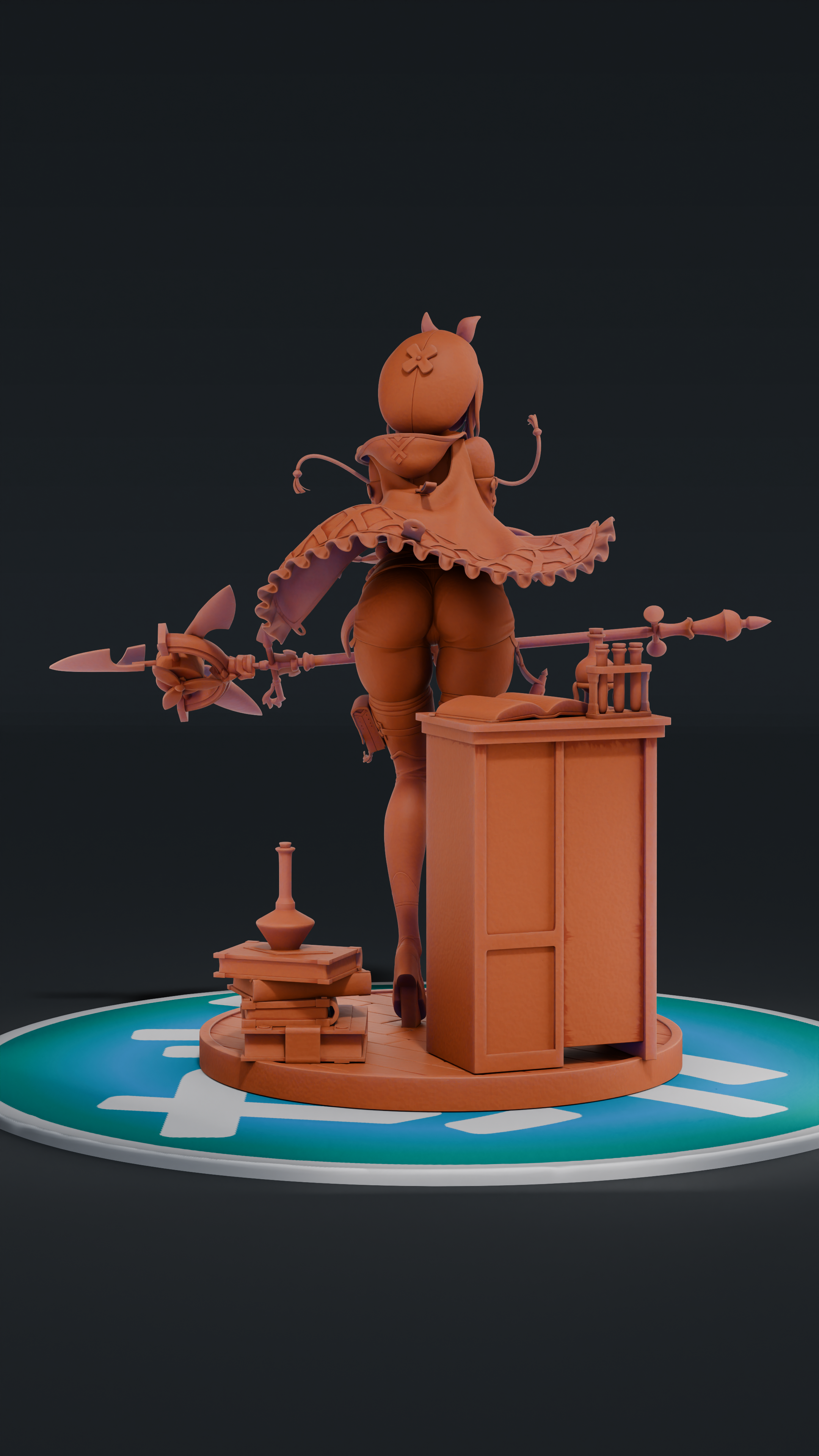 Ryza - Ateliar Ryza | Custom Statue 3D printed figure
