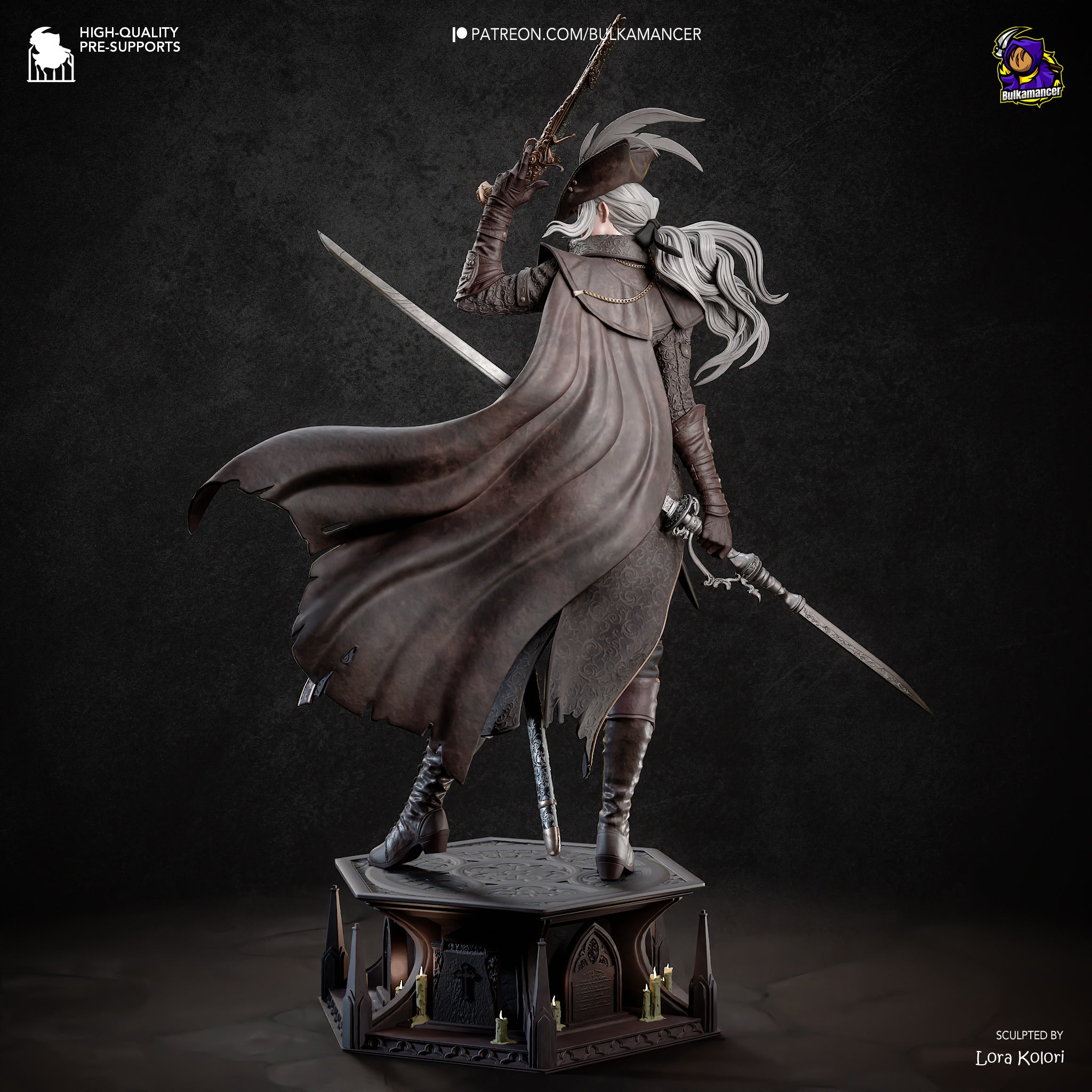Lady Maria - Bloodborne | Custom Statue 3D printed figure