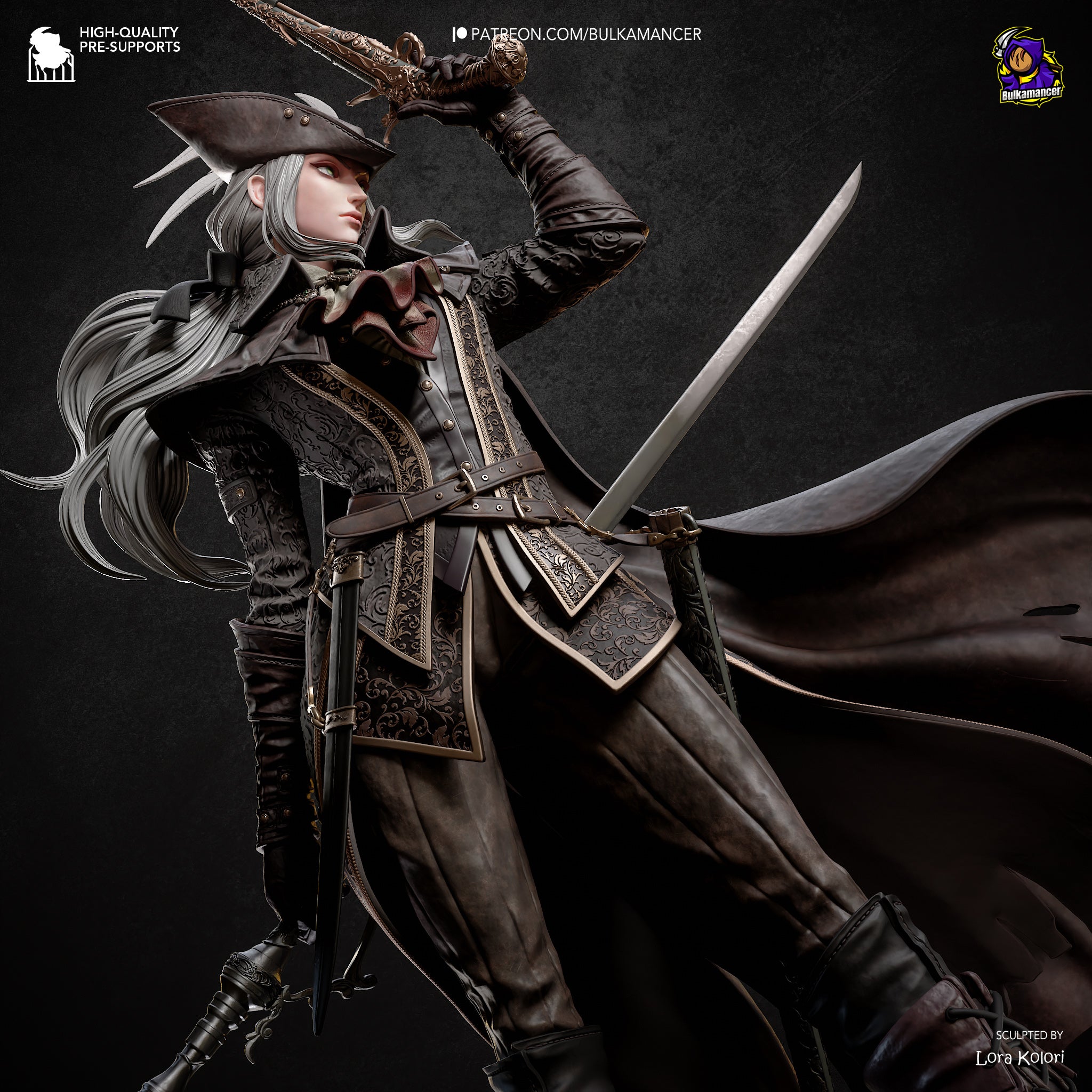 Lady Maria - Bloodborne | Custom Statue 3D printed figure