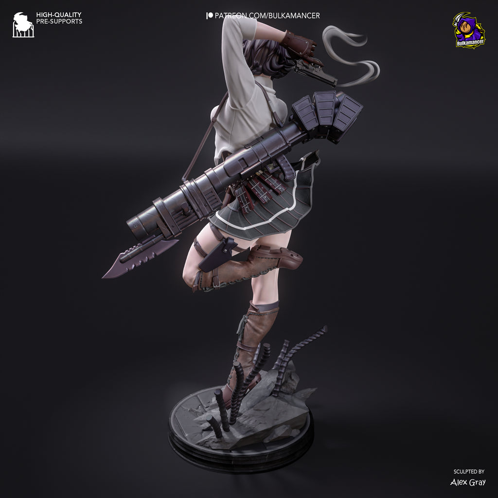 Lady - Devil May Cry | Custom Statue 3D printed figure