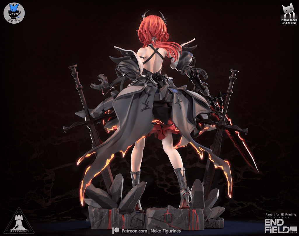 Laevatian - Arknights Endfield | Custom Statue 3D printed figure