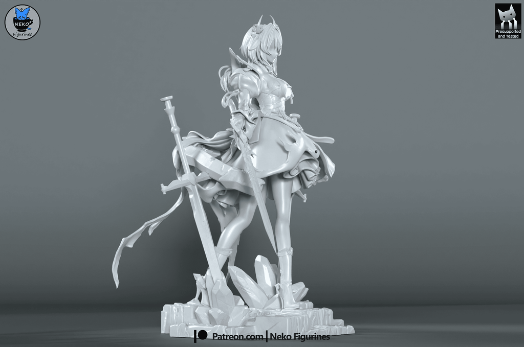 Laevatian - Arknights Endfield | Custom Statue 3D printed figure