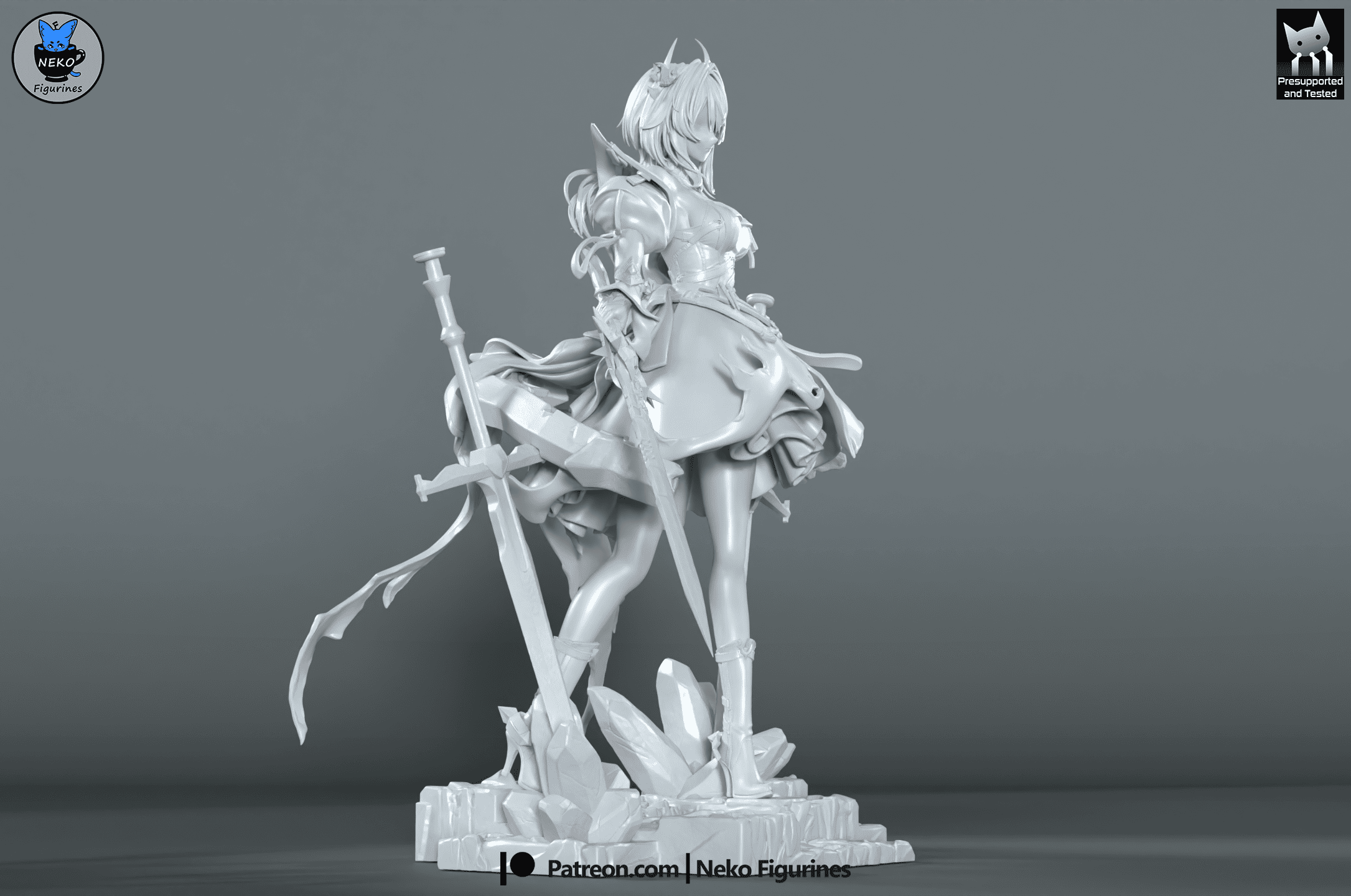 Laevatian - Arknights Endfield | Custom Statue 3D printed figure