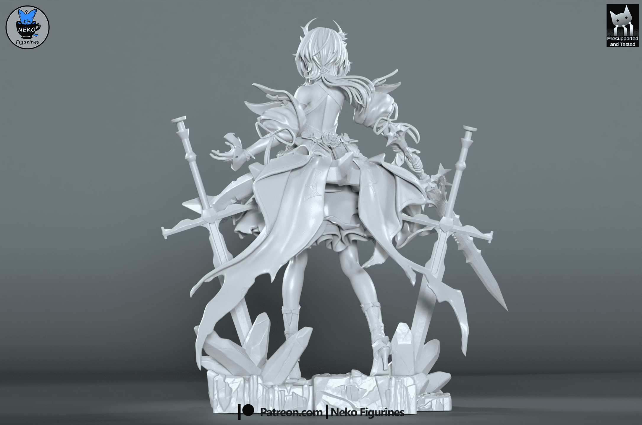 Laevatian - Arknights Endfield | Custom Statue 3D printed figure