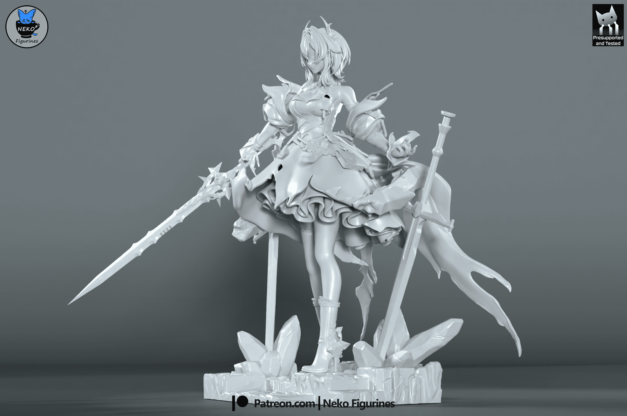 Laevatian - Arknights Endfield | Custom Statue 3D printed figure