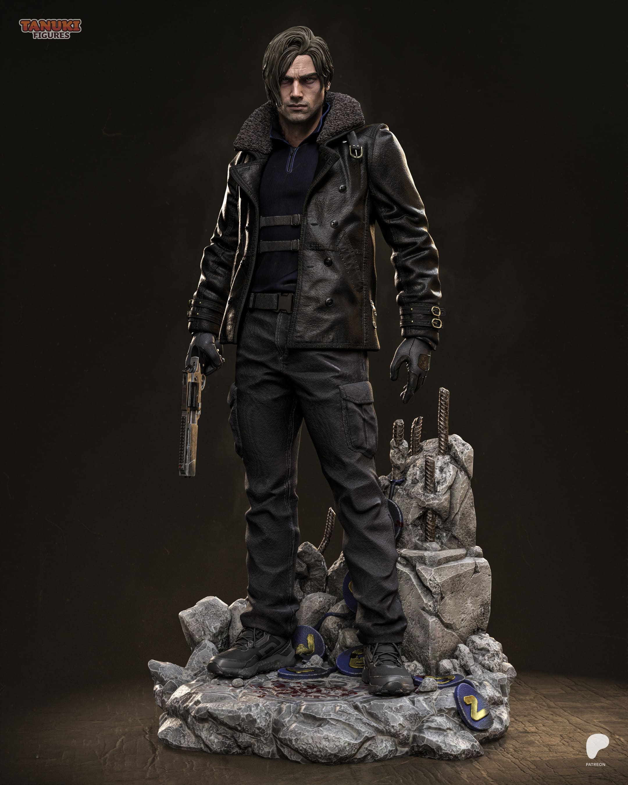 Leon S Kennedy - Resident Evil Requiem | Custom Statue 3D printed figure