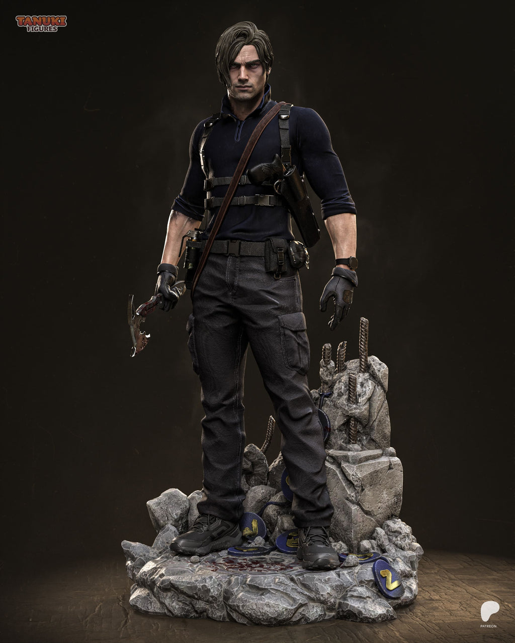 Leon S Kennedy - Resident Evil Requiem | Custom Statue 3D printed figure