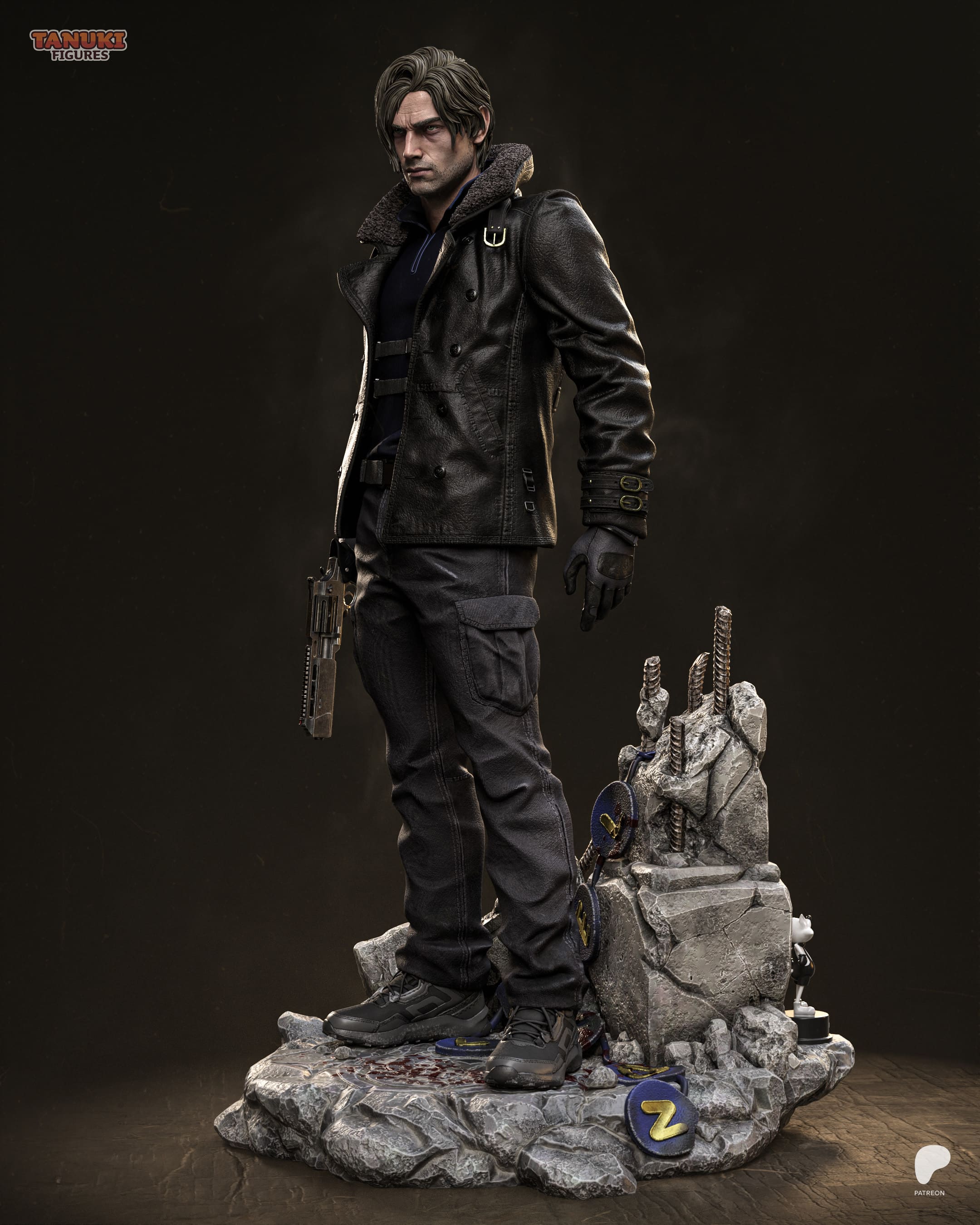 Leon S Kennedy - Resident Evil Requiem | Custom Statue 3D printed figure