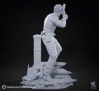 Leon S Kennedy - Resident Evil Requiem | Custom Statue 3D printed figure