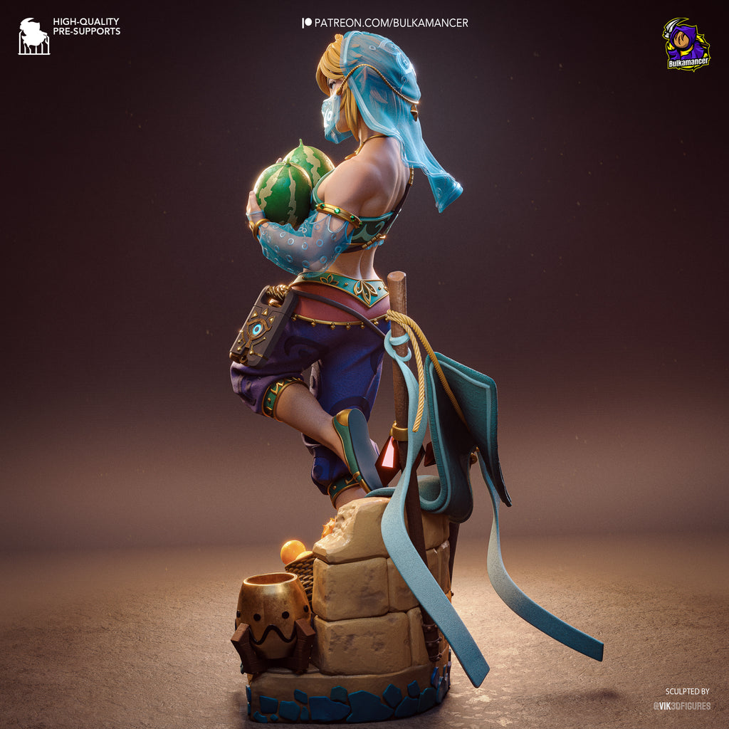 Gerudo Link - Zelda Tears of the Kingdom | Custom Statue 3D printed figure